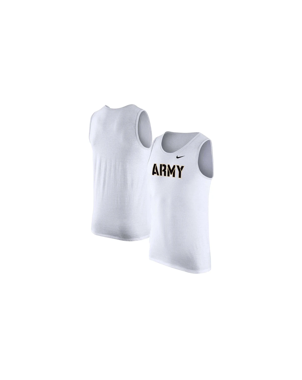 Men's White Army Black Knights Tank Top