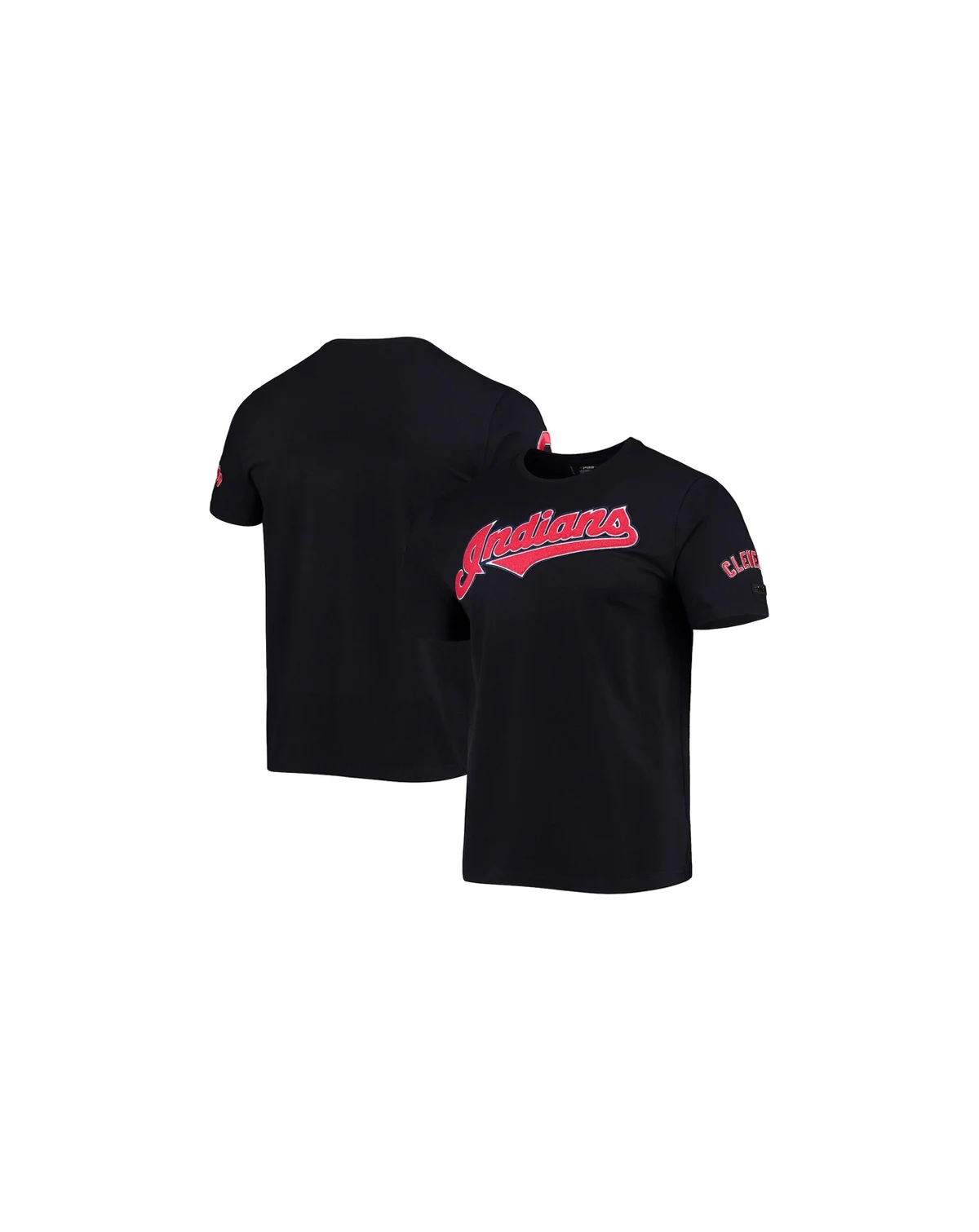 Men's Navy Cleveland Indians Team Logo T-shirt