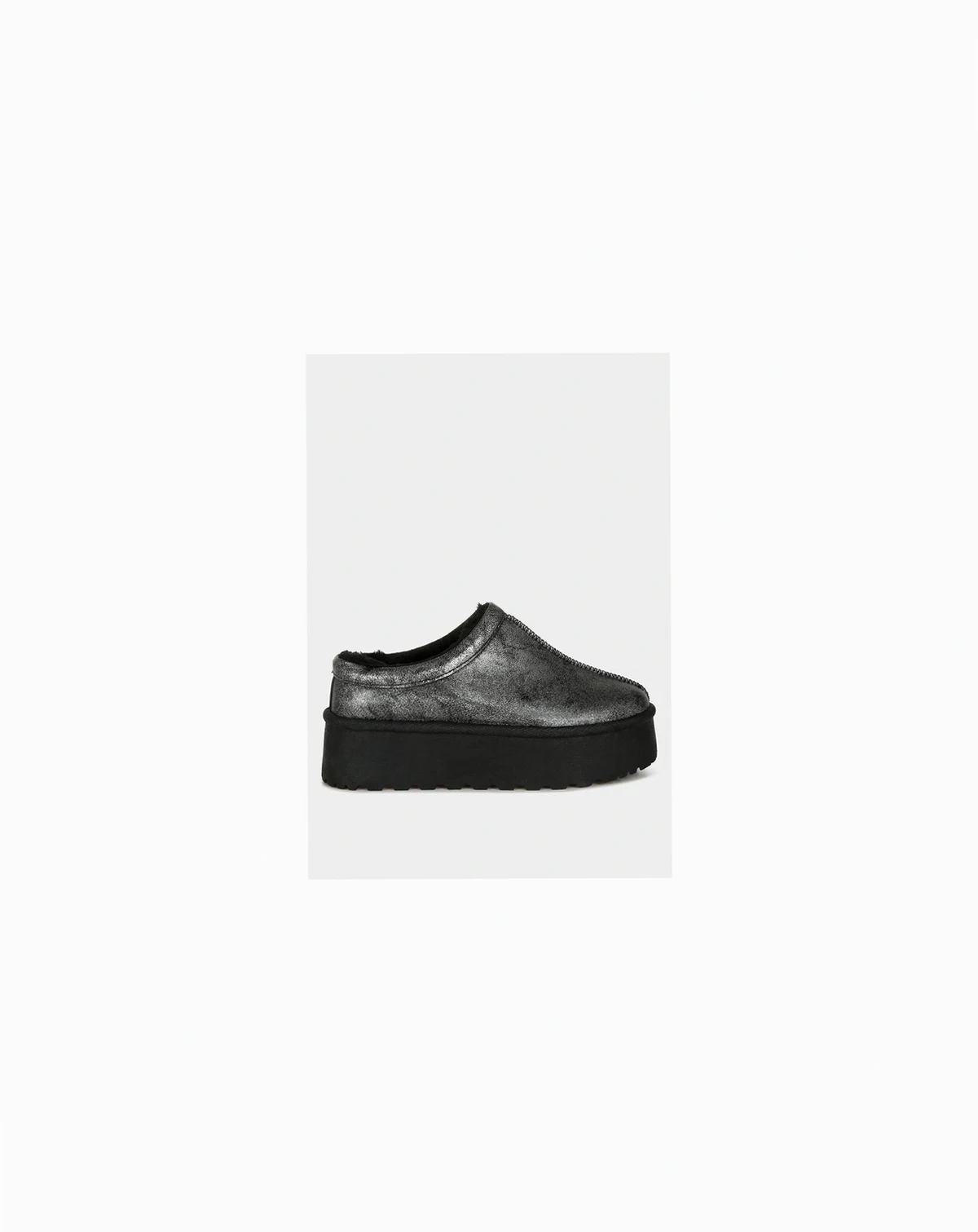 Lottys Faux Leather Platform Classic Slip-On