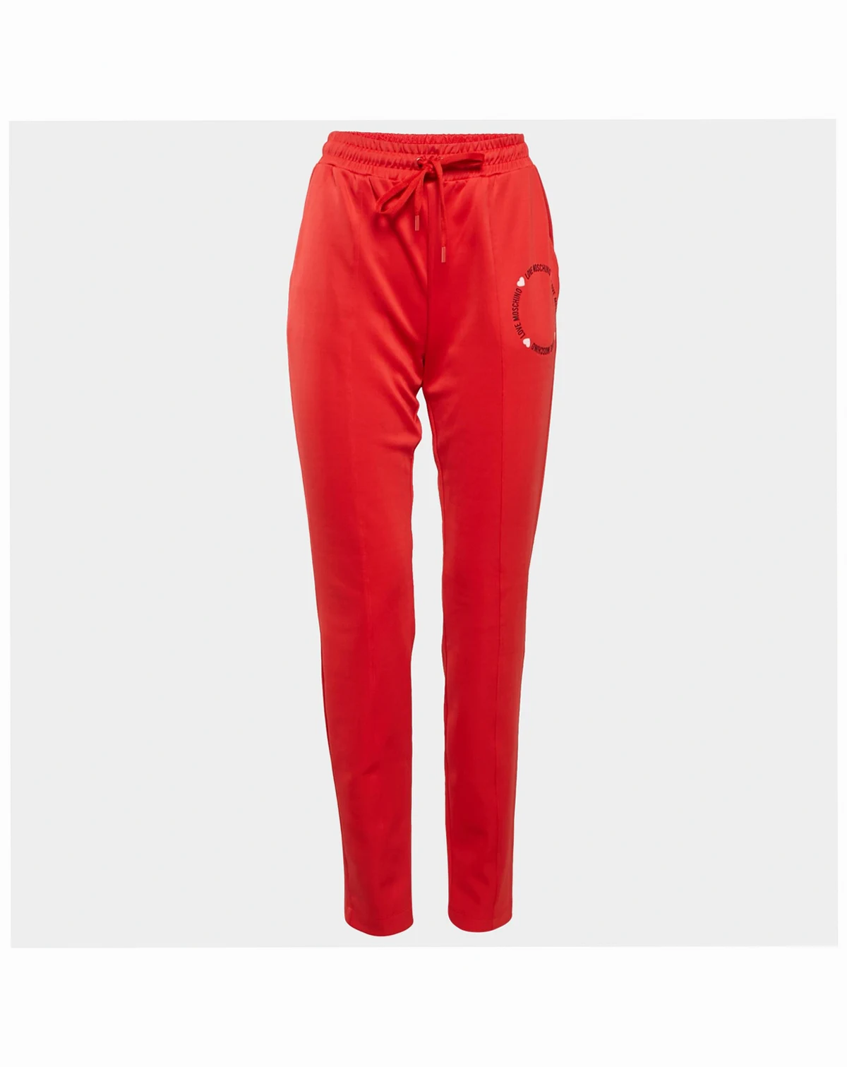 Women's Red Jersey Track Trouser