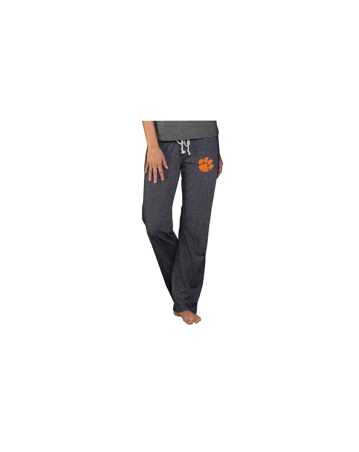 Women's Charcoal Clemson Tigers Quest Knit Lightweight Pants