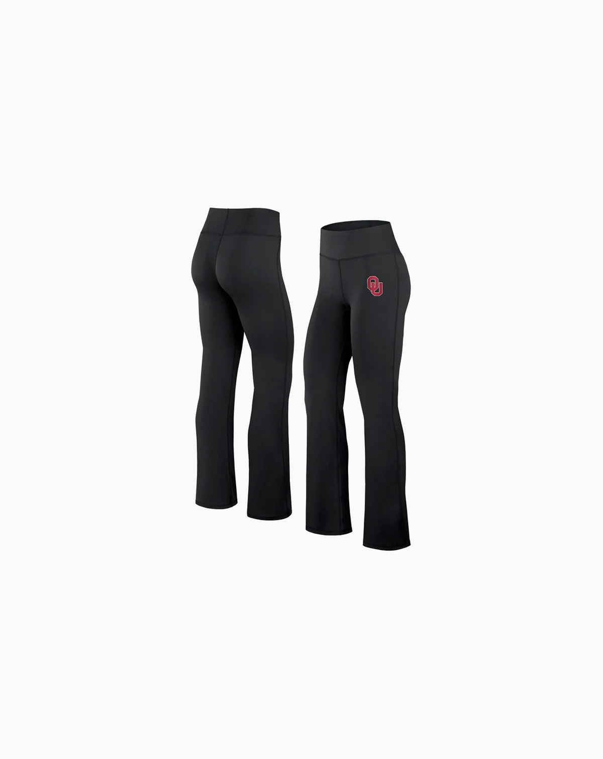 Women's Black Oklahoma Sooners Training Camp Maxed Out Flare Leggings