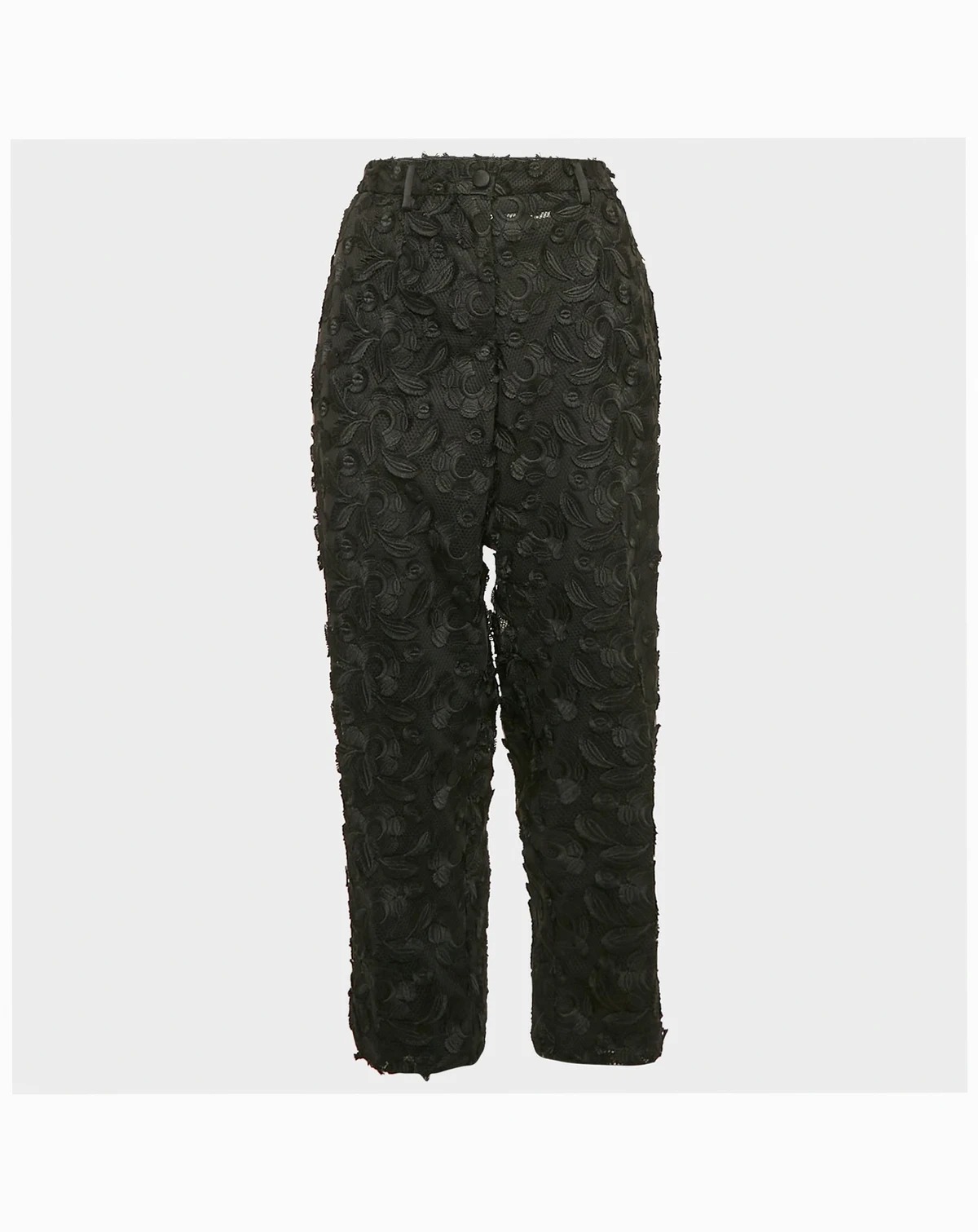 Women's Applique Detail Mesh And Tulle Trousers