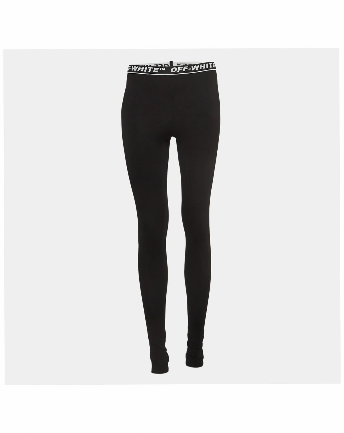 Women's Black Logo Intarsia Knit Active Wear Leggings