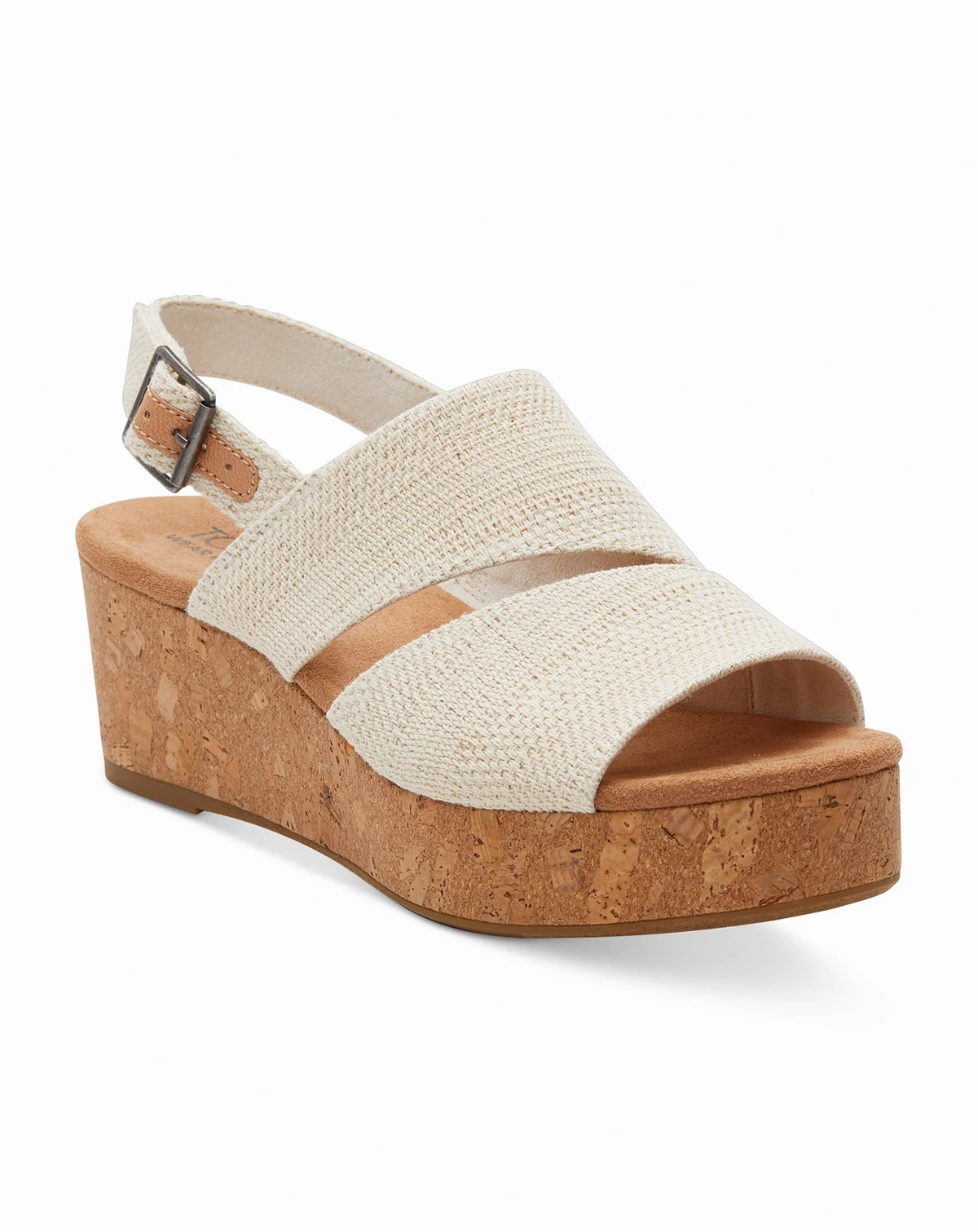 Women's Claudine Slingback Cork Wedge Platform Sandals