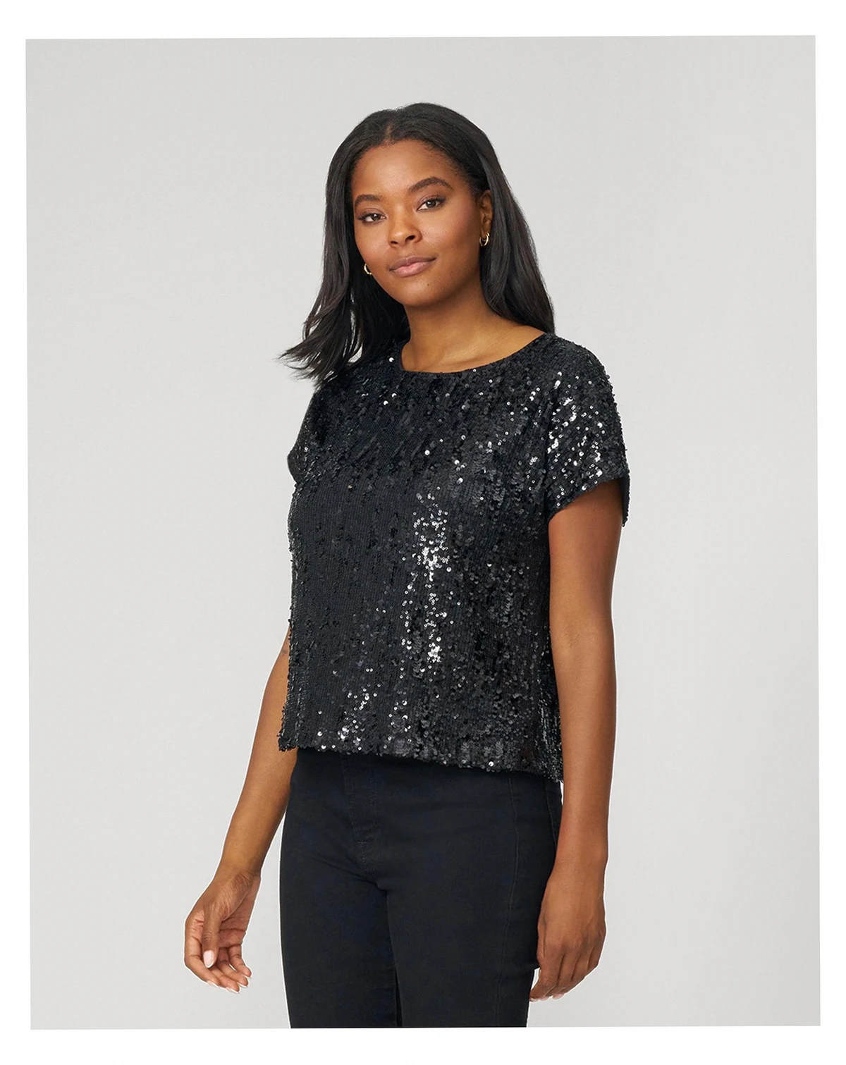 Women's Cluster Sequin Easy Tee
