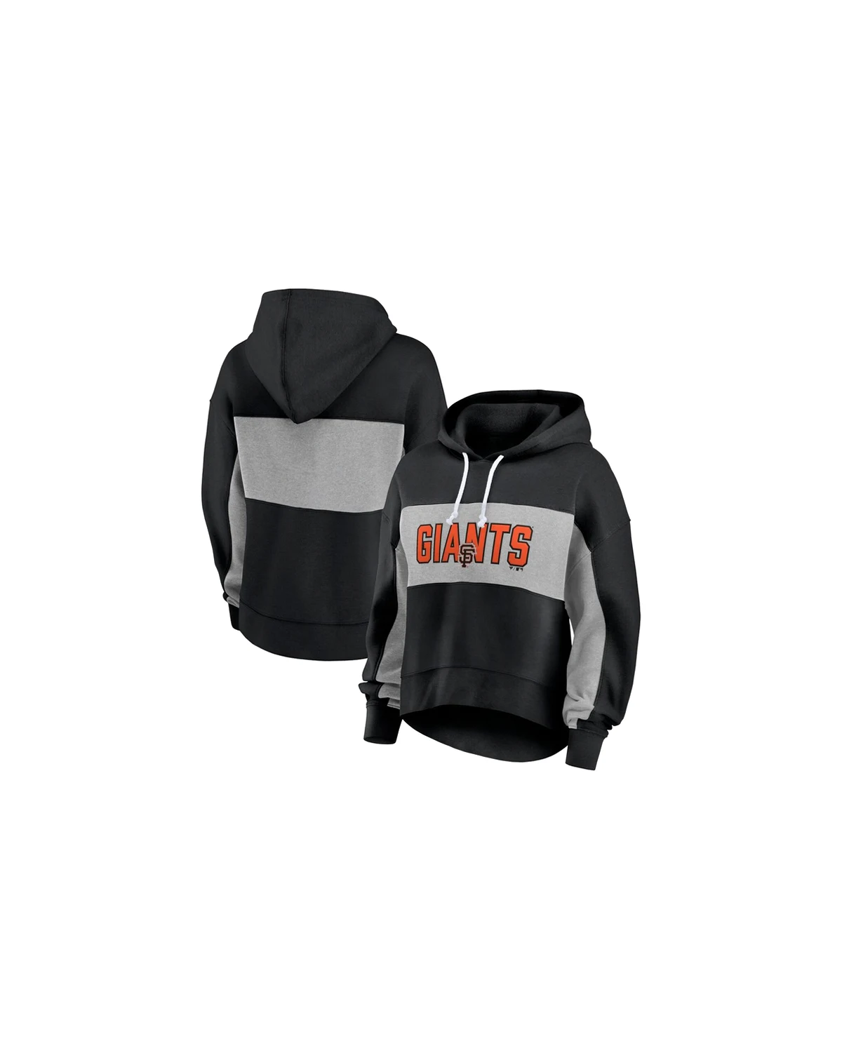 Women's Black San Francisco Giants Filled Stat Sheet Pullover Hoodie