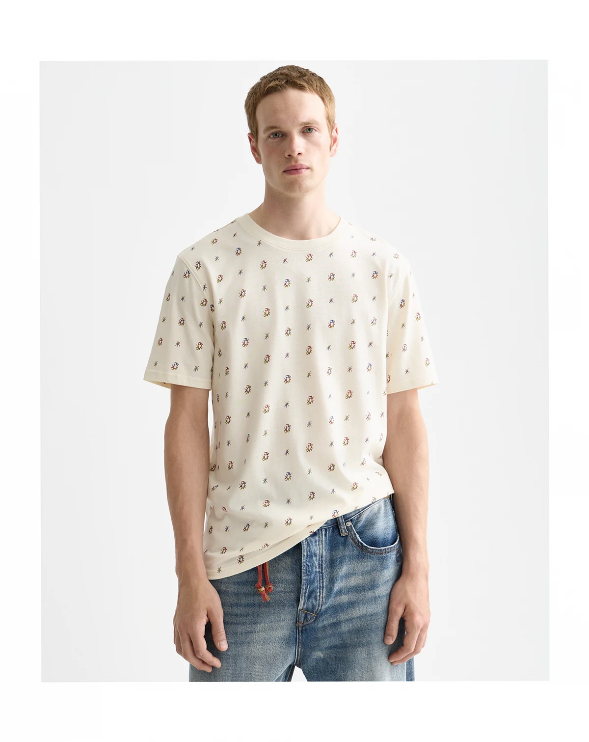 Men's Micro-Printed T-Shirt