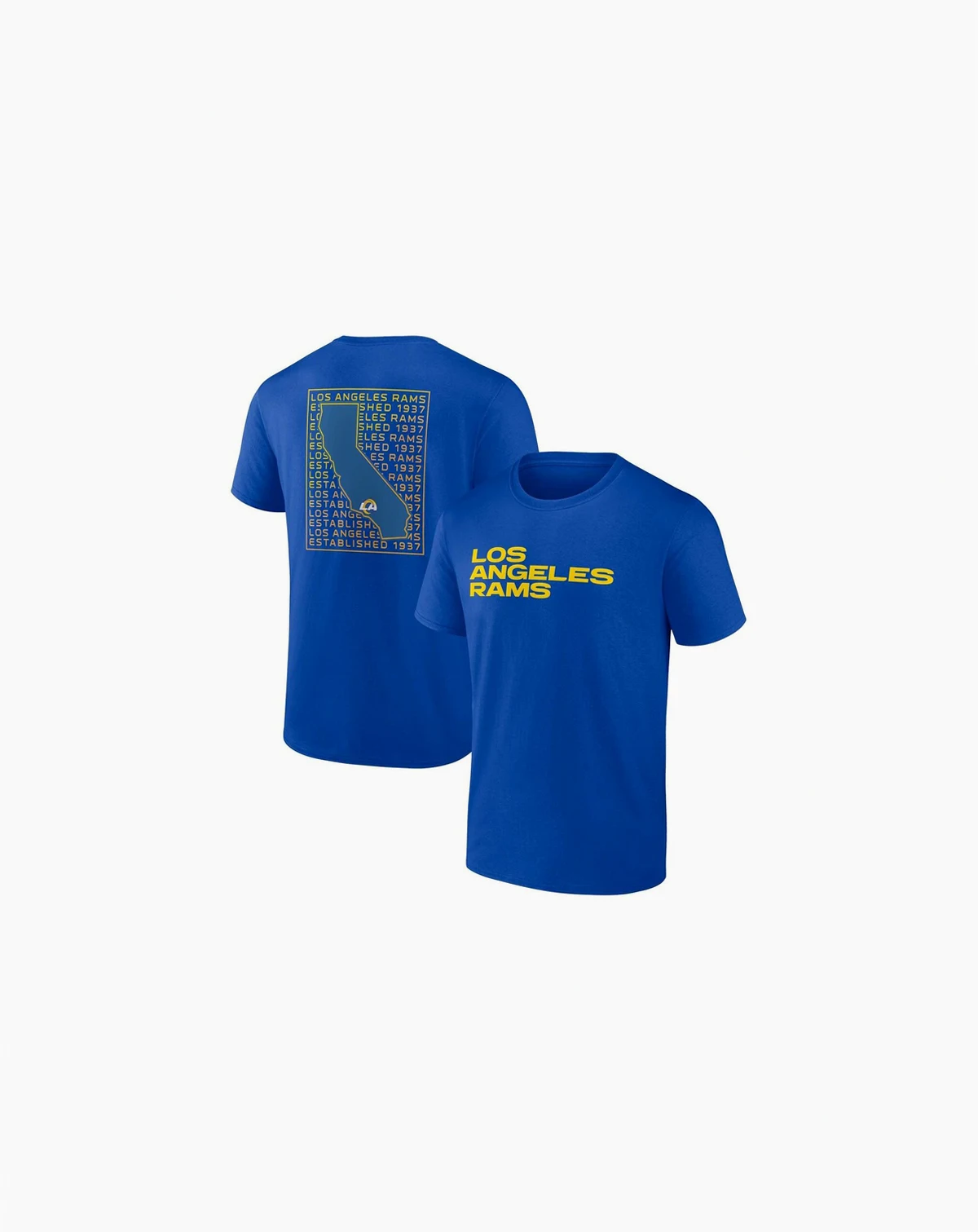 Men's Royal Los Angeles Rams Home Field Advantage T-shirt