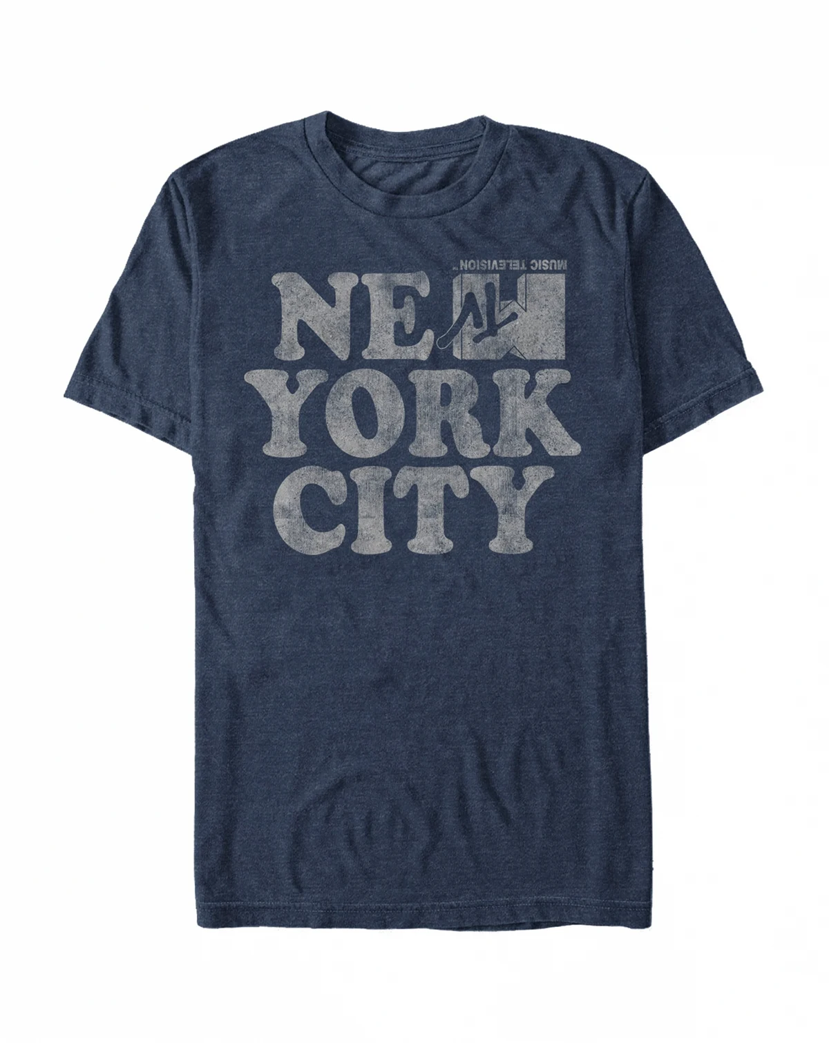 MTV Men's New York City Logo Short Sleeve T-Shirts