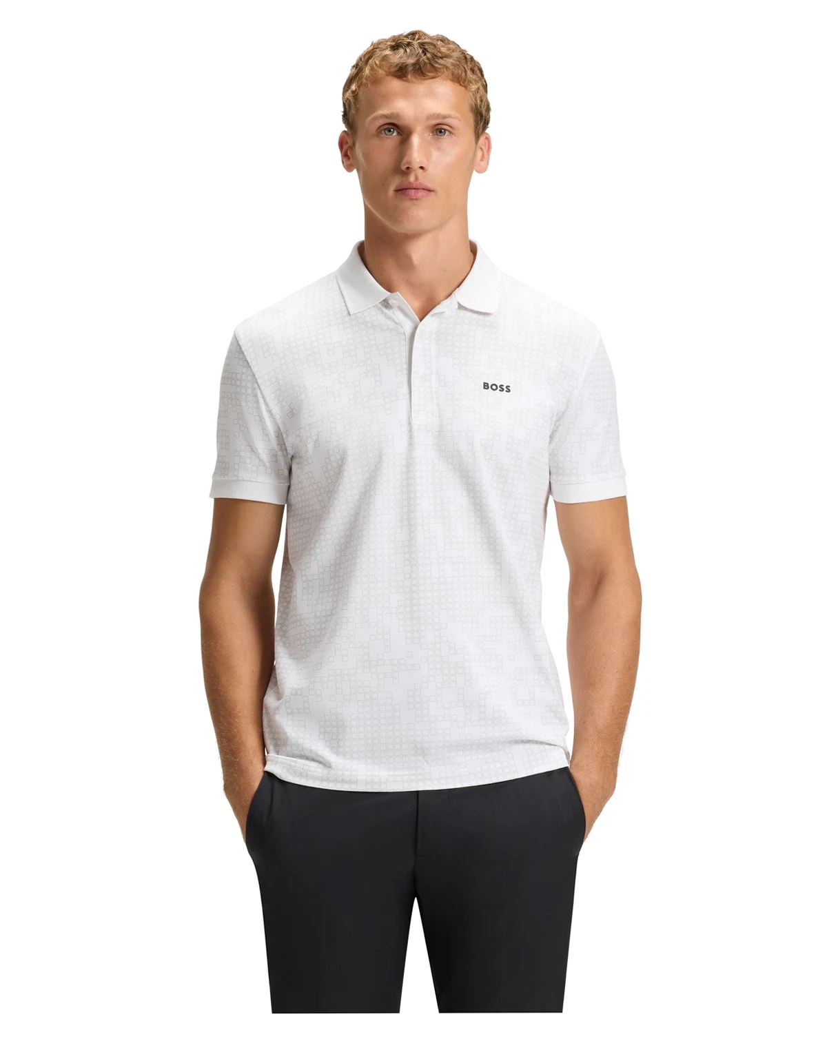 Men's Stretch-Cotton Polo Shirt