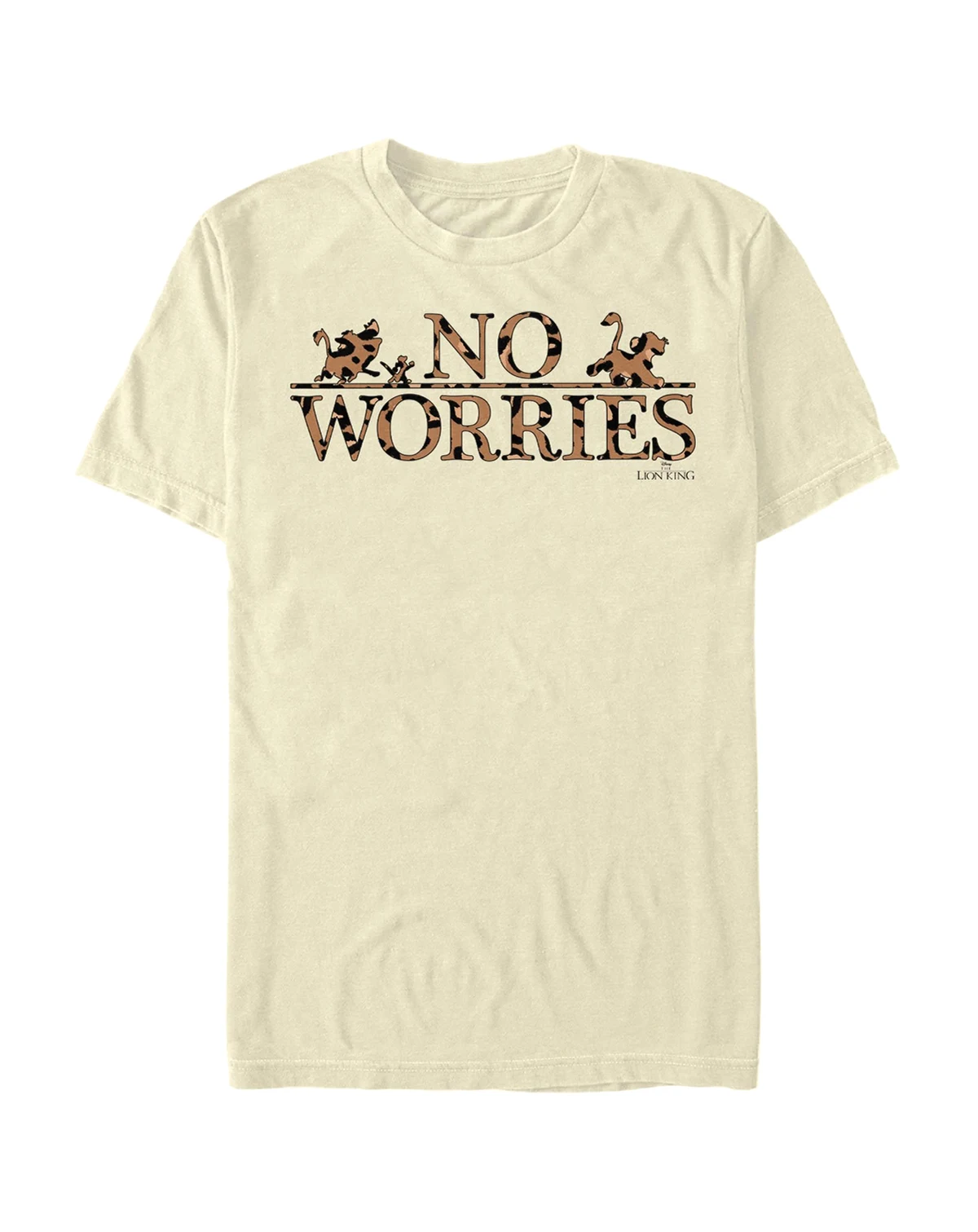 Men's No Worries Leopard Short Sleeve Crew T-shirt
