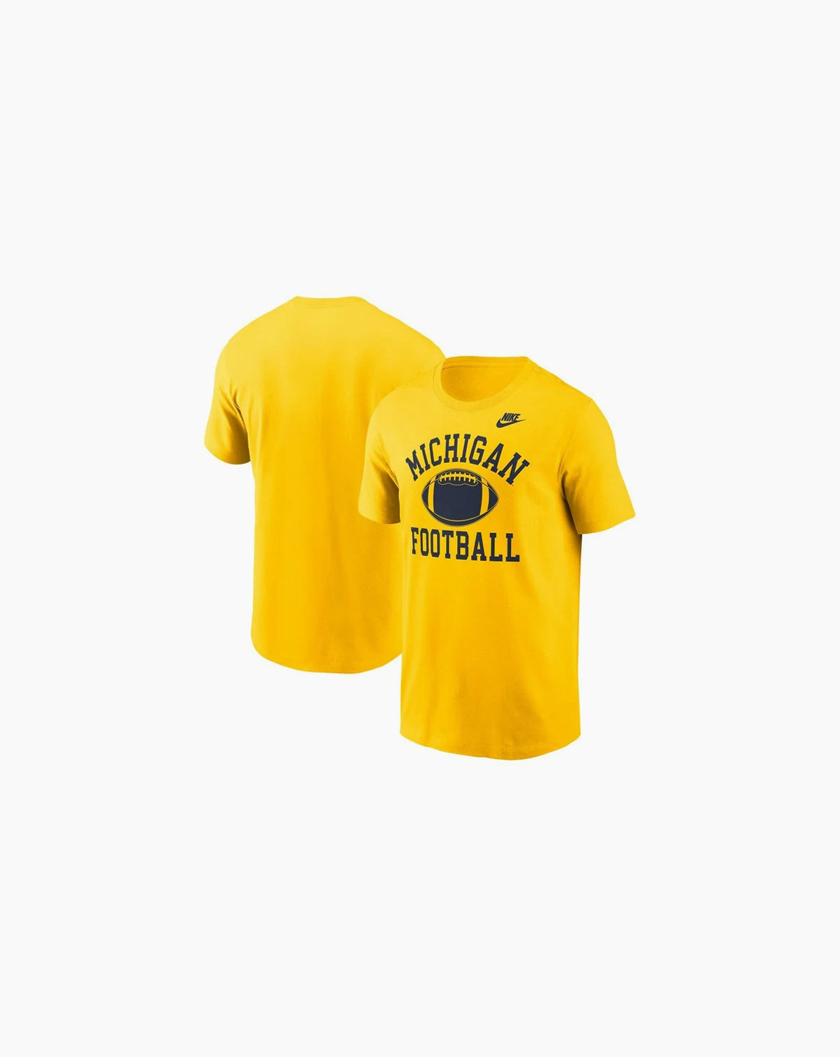 Men's Maize Michigan Wolverines Legacy Football Icon T-Shirt