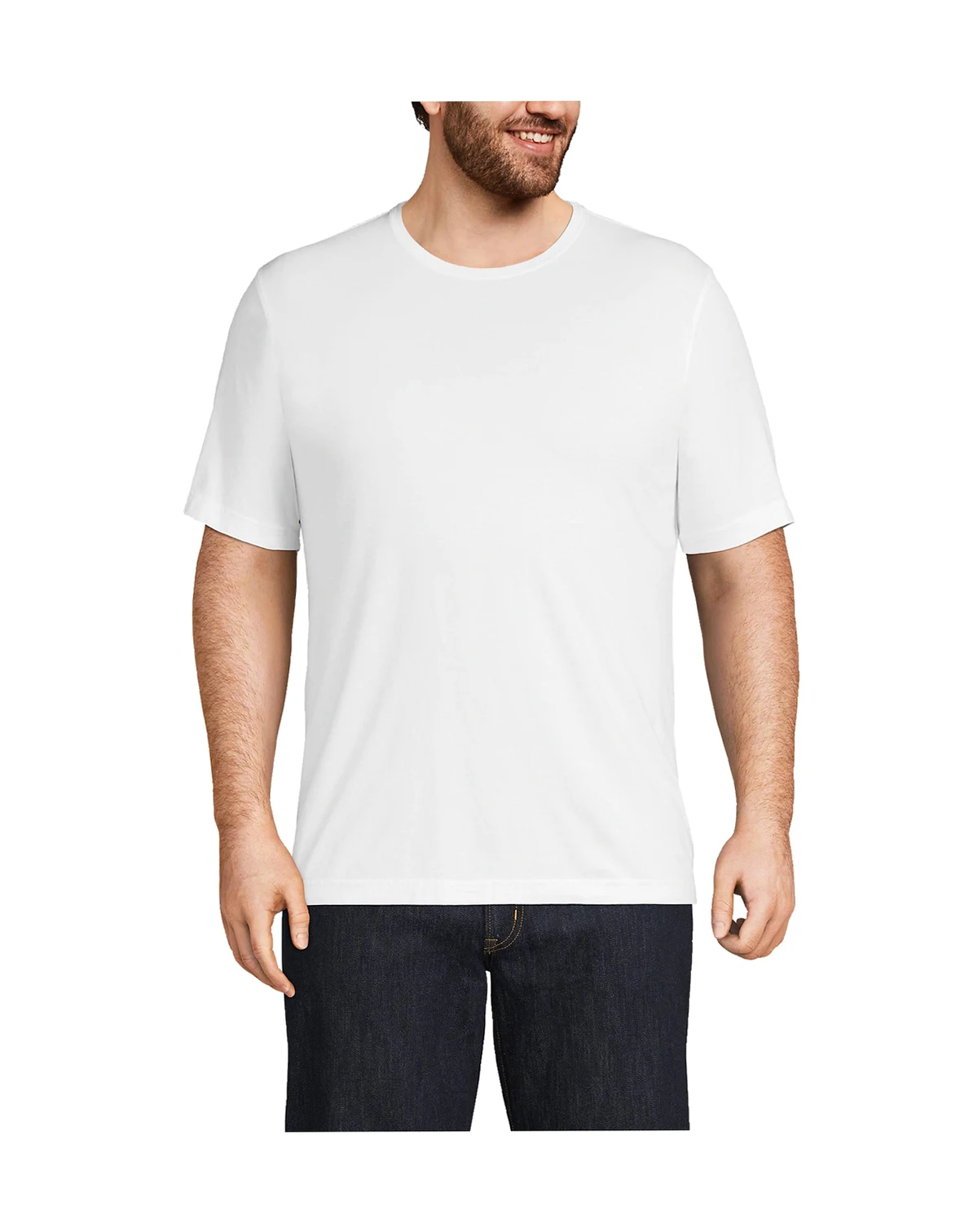 Men's Big and Tall Short Sleeve Cotton Supima Tee