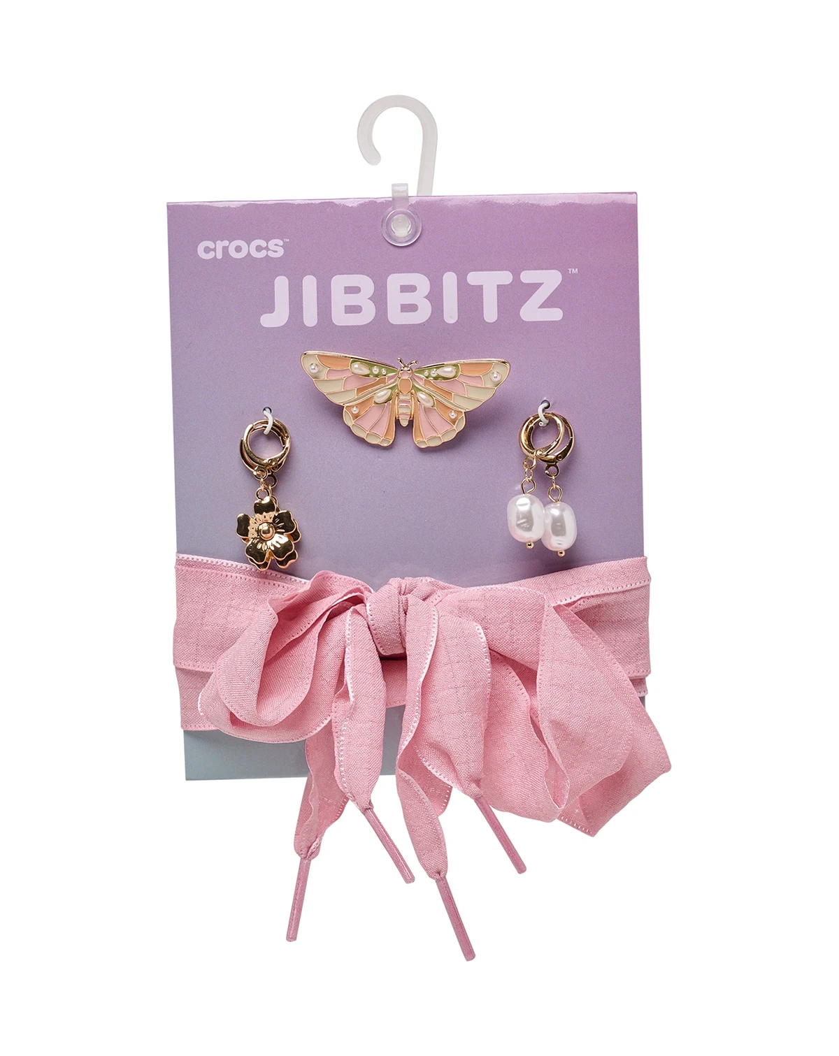 Jibbitz Laces and Butterfly Charms Kit from Finish Line
