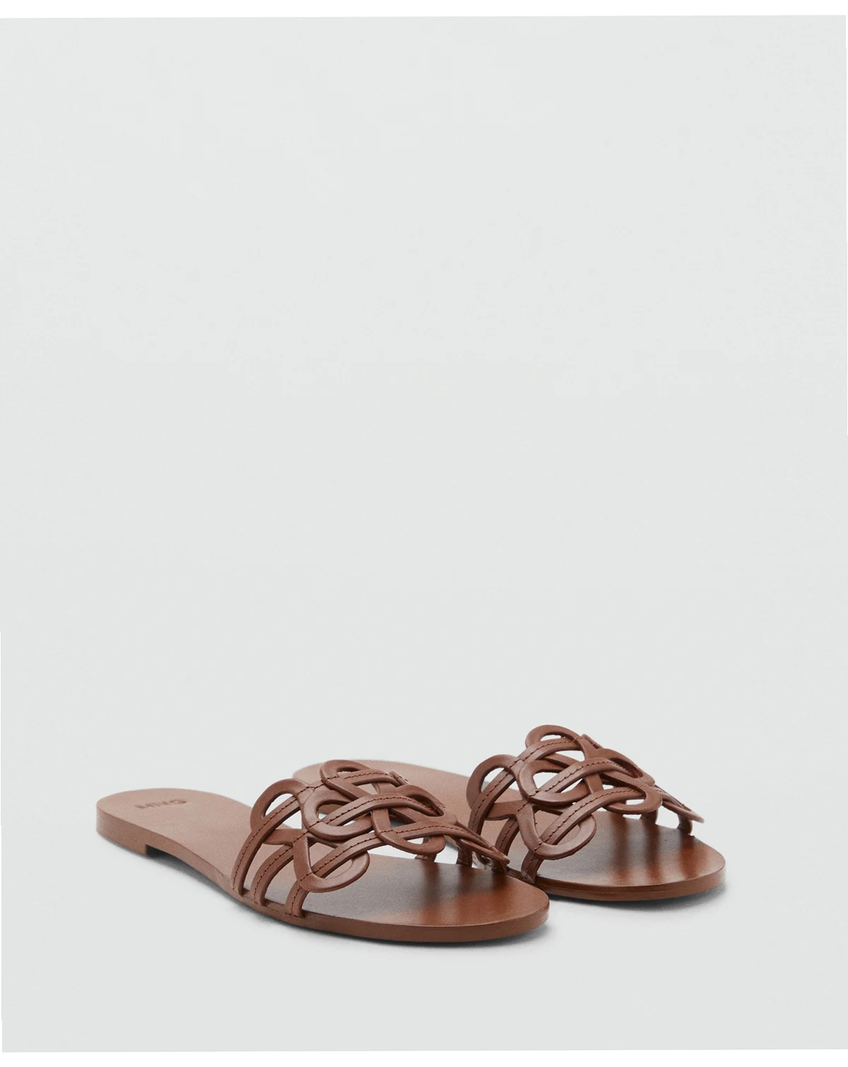 Women's Intertwined Strap Leather Sandals