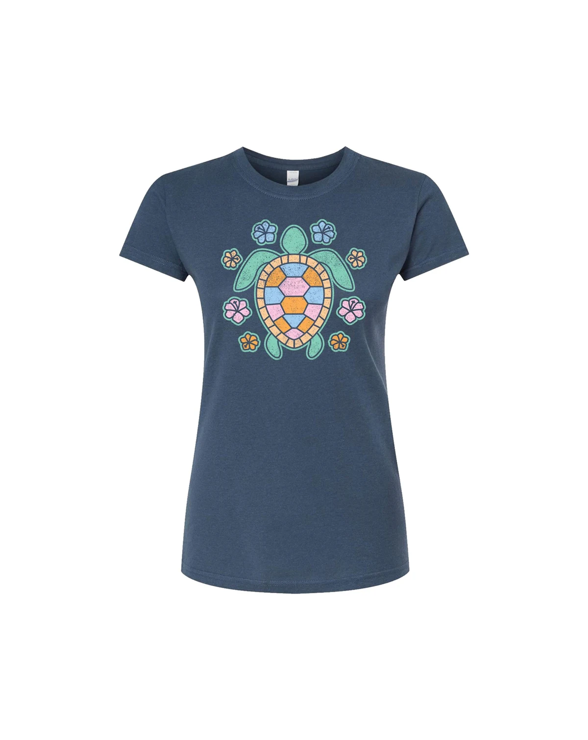 Trendy Juniors Turtle Flower Graphic Tee