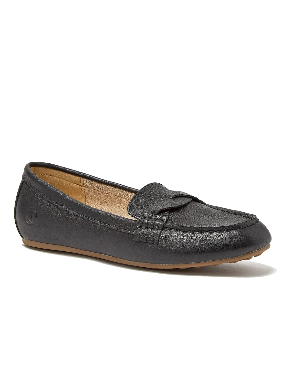 Women's Wide Width Comfort Suede Leather Slip On Loafer Shoes