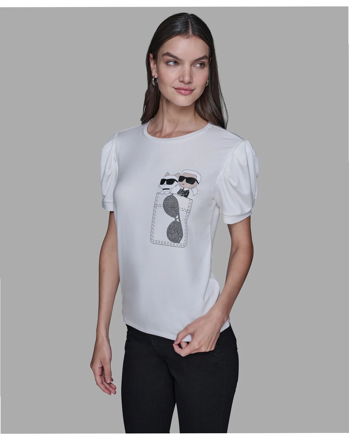 Women's Puff Short-Sleeve Top