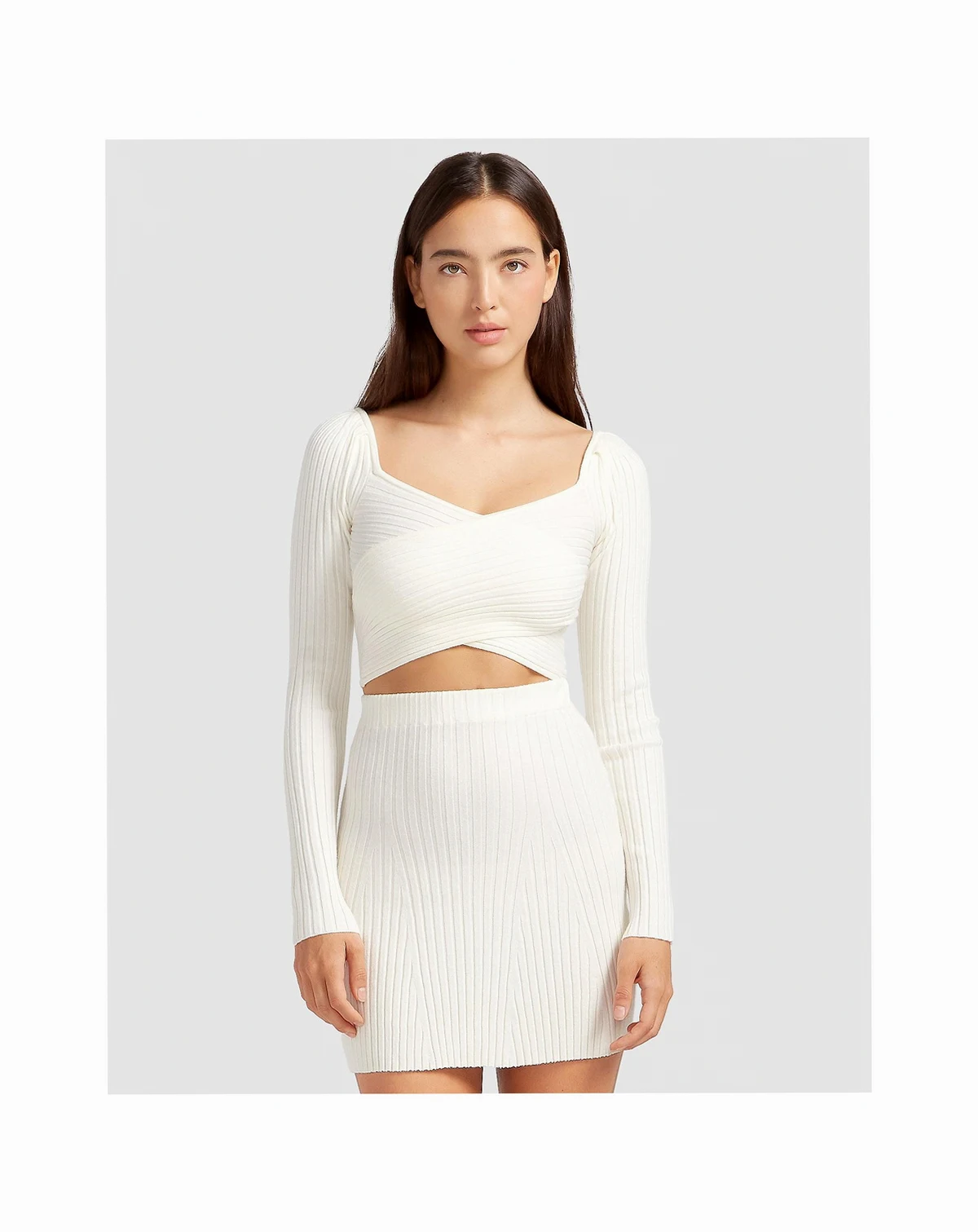 Forget Me Not Knit Crop