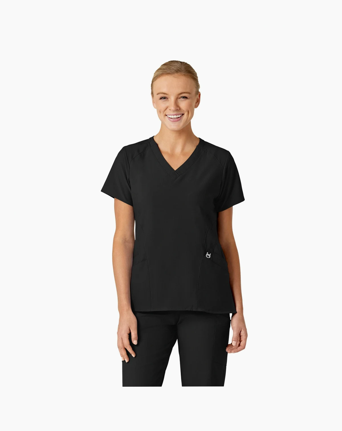 Women's W123 Stylized V-Neck Scrub Top