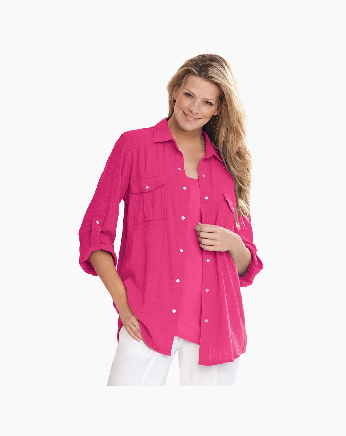 Women's Within Cotton Gauze Bigshirt