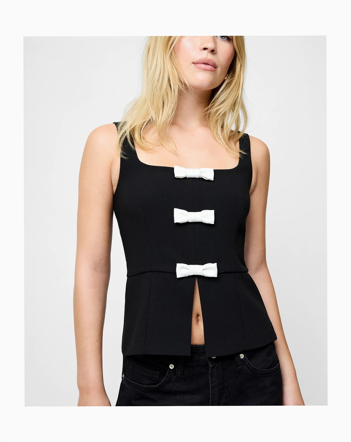 Women's Azra Sleeveless Bow Top