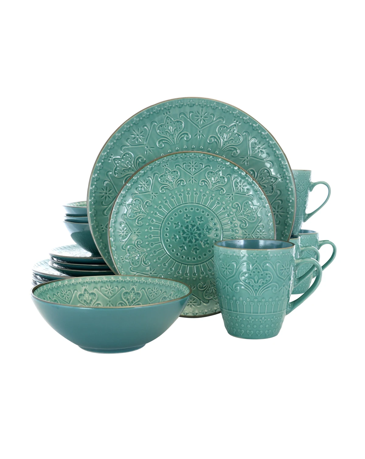 Mozaic 16 Pc. Dinnerware Set, Service for 4