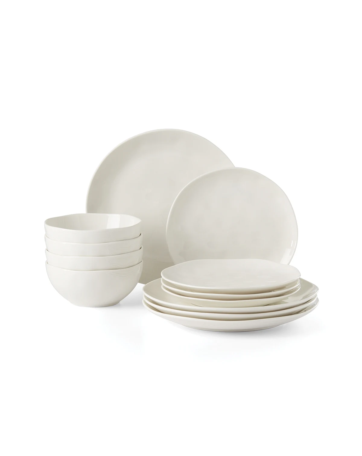 Bay Colors Solid 12 Pc. Dinnerware Set, Service for 4