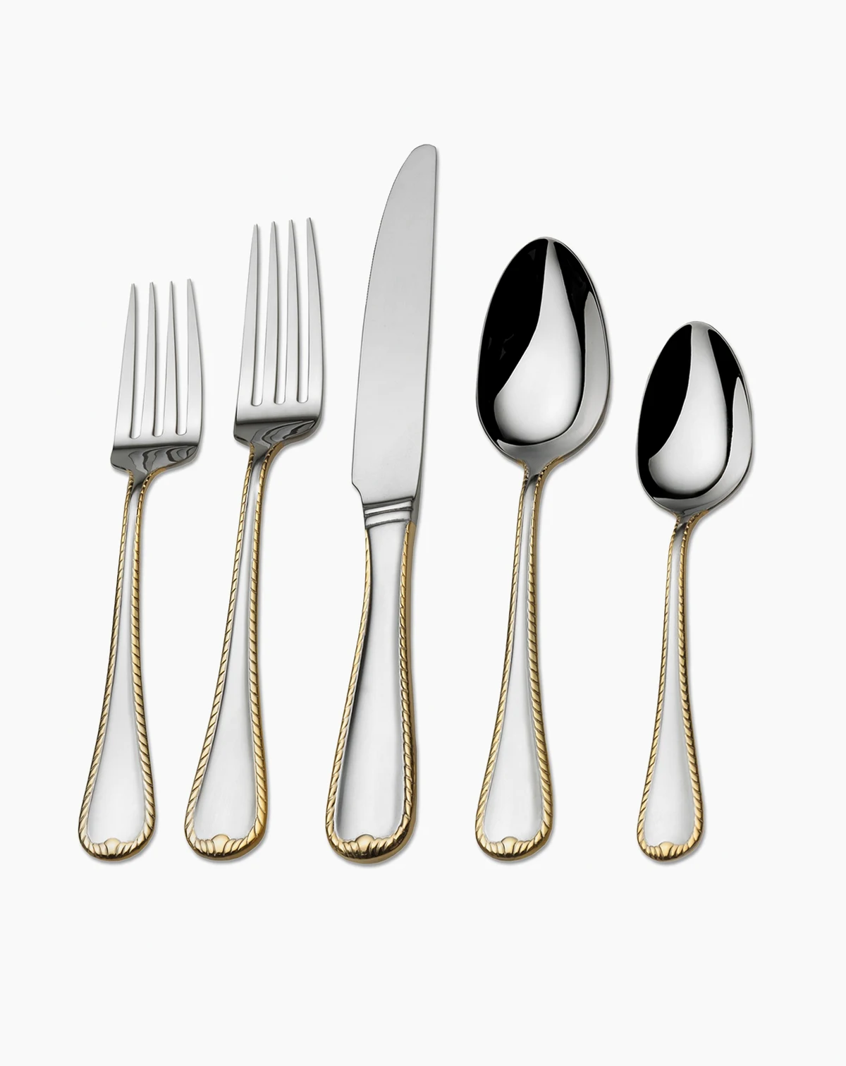 Cameo Gold 65 Pc. Flatware Set, Service for 12