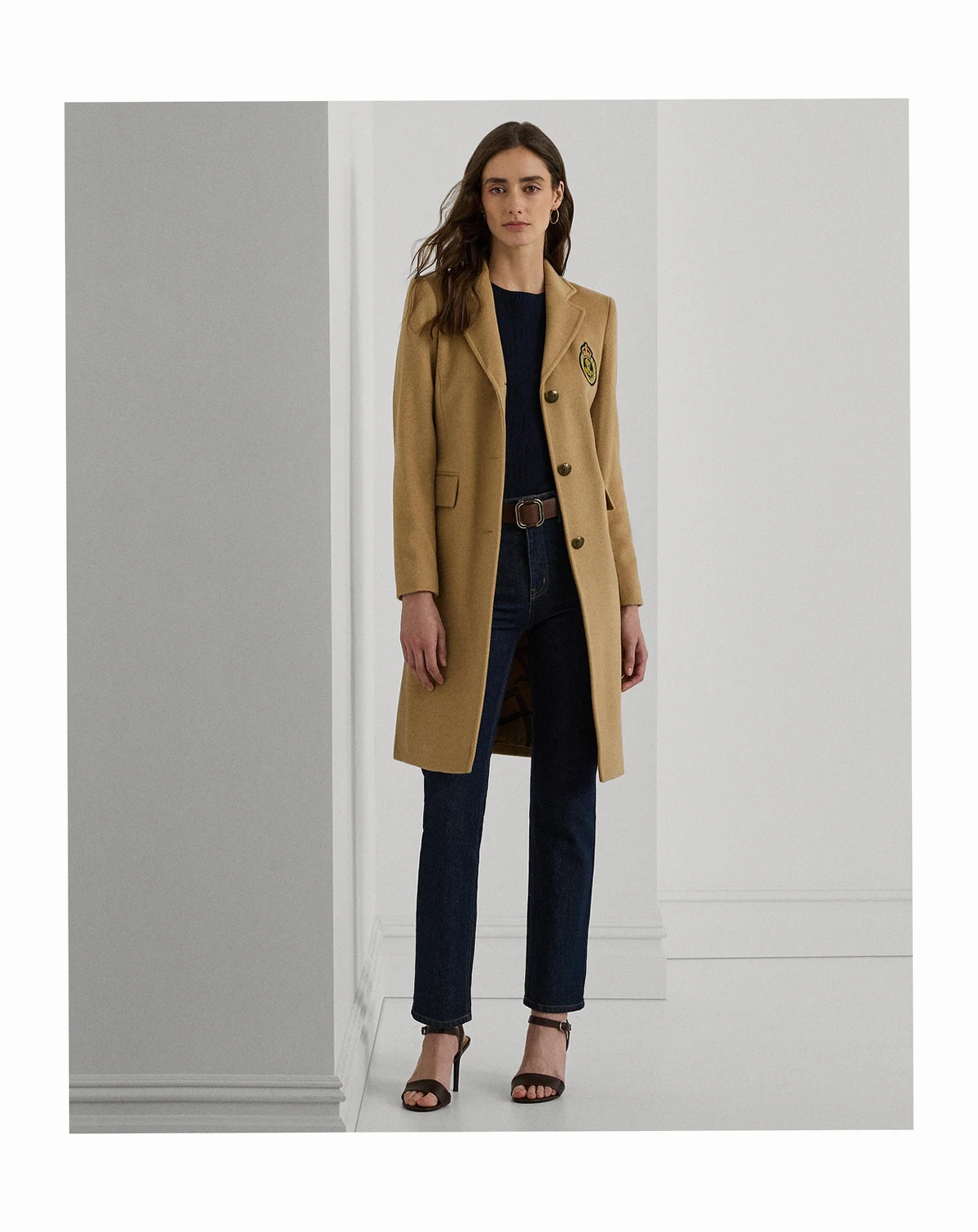 Women's Single-Breasted Peacoat