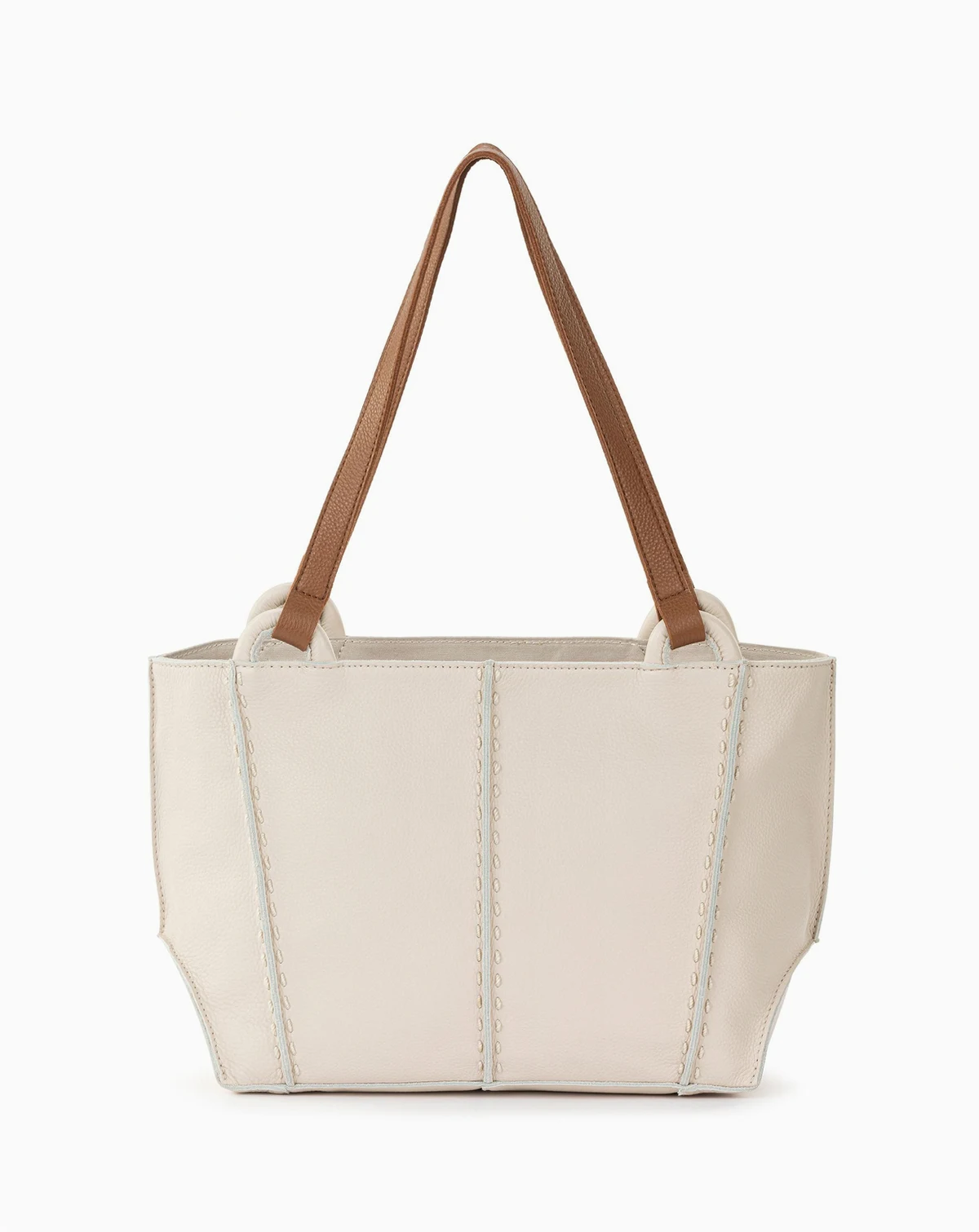 Los Feliz Leather Zipper Satchel Bag