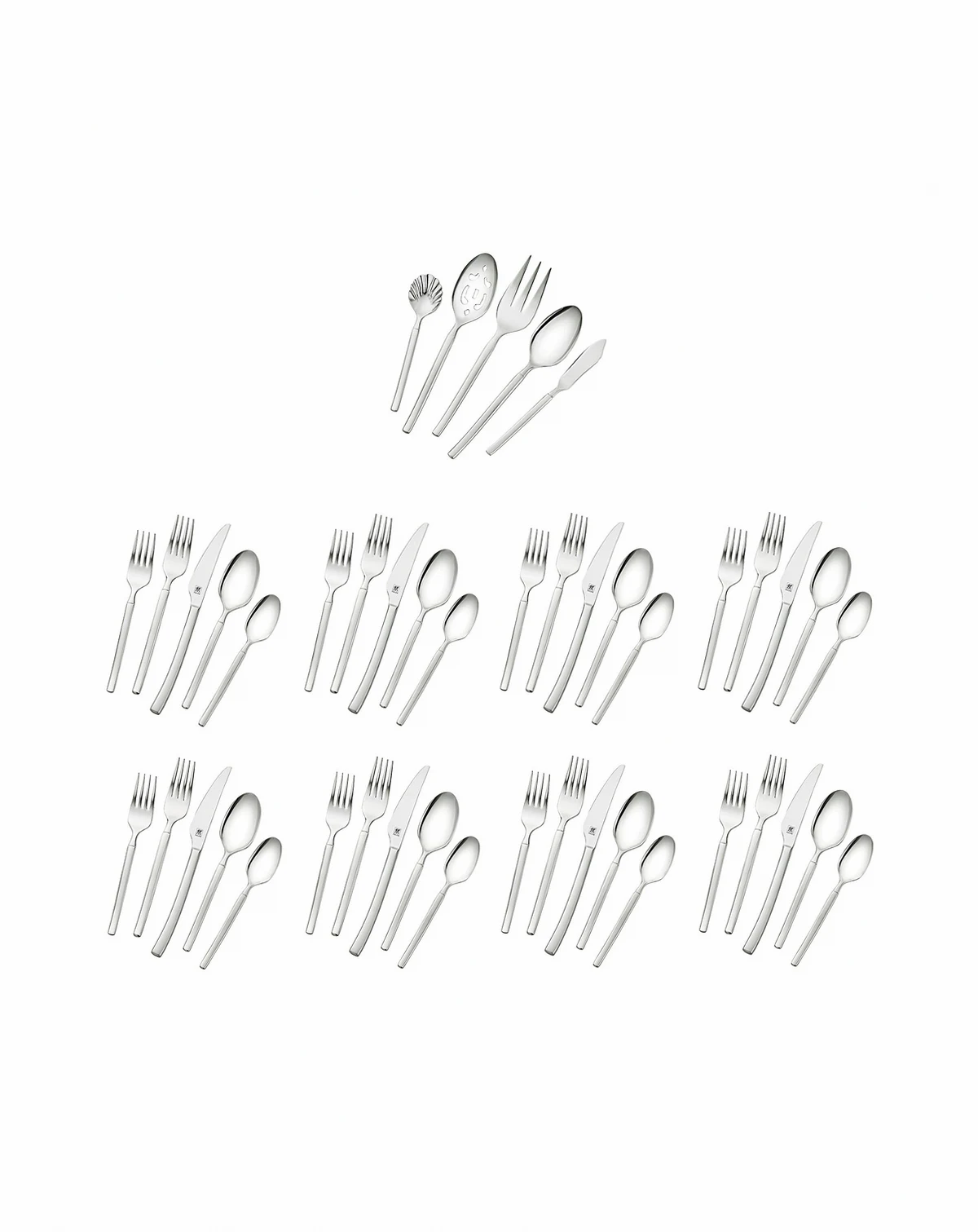 Opus 18/10 Stainless Steel 45 Pc. Flatware Set, Service for 8