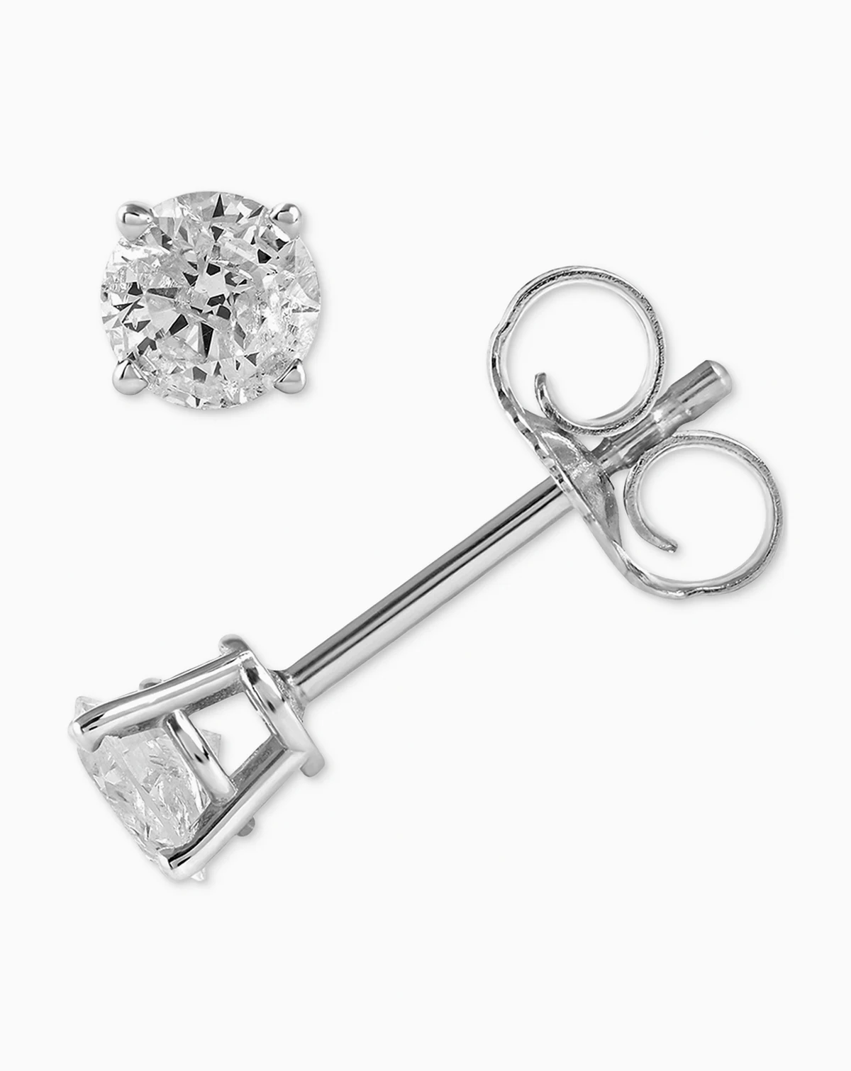 Diamond Stud Earrings (1/4 ct. t.w.) in 10k White or Yellow Gold