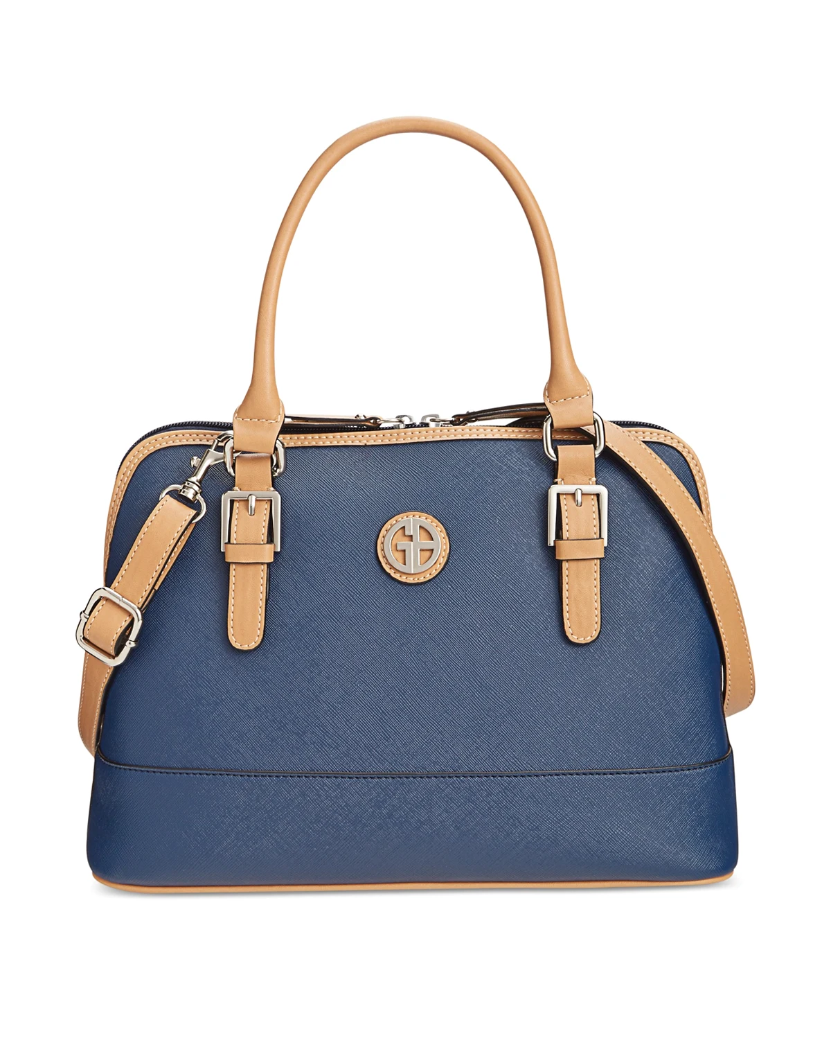 Saffiano Dome Satchel, Exclusively at Macy's