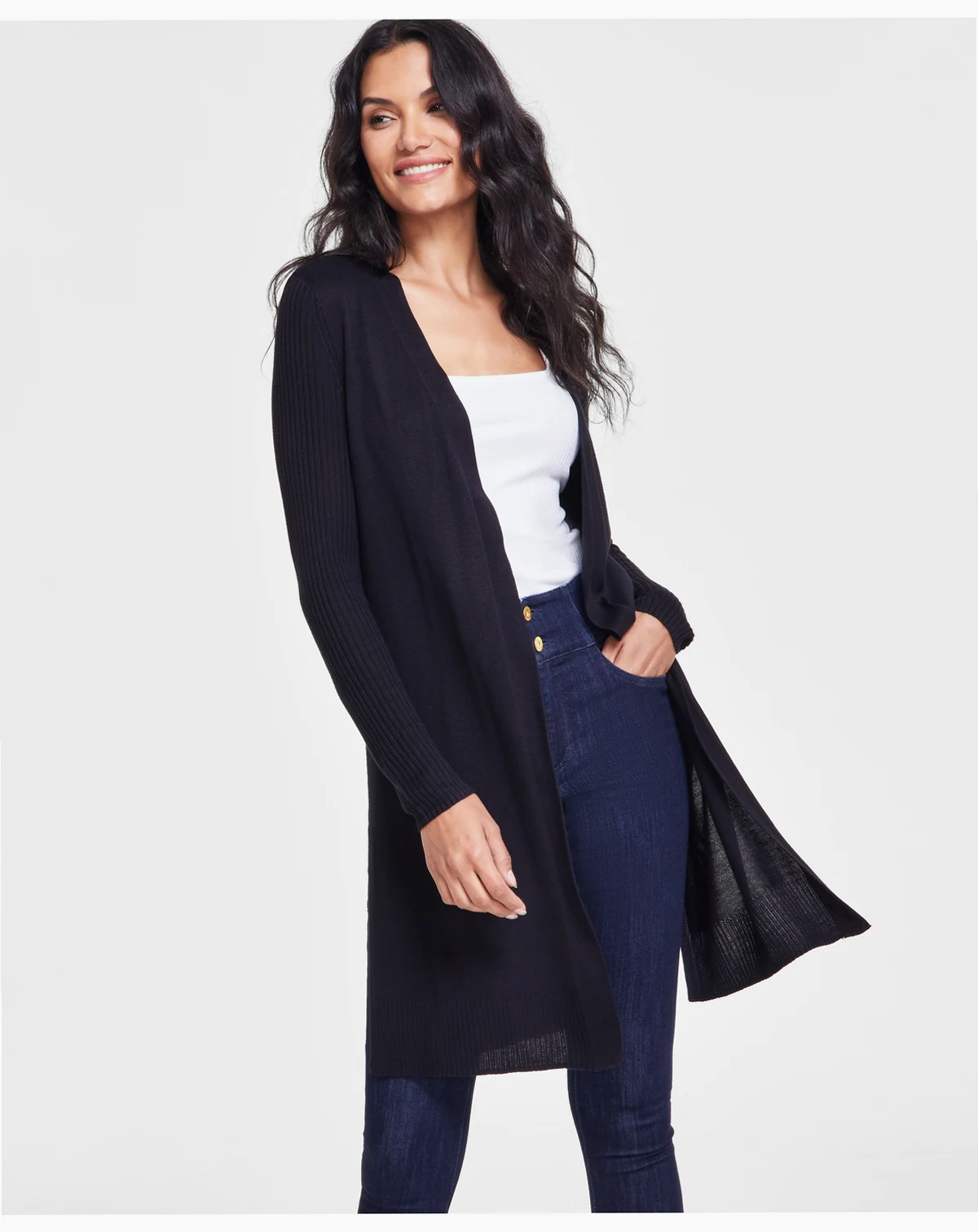 Women's Open-Front Duster, Created for Macy's