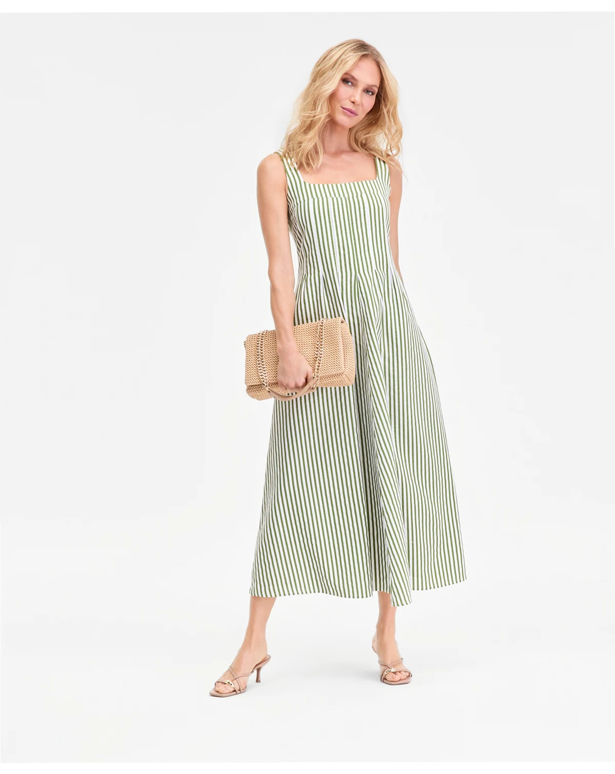 Women's Bryn Sleeveless Striped Dress, Macy's Exclusive