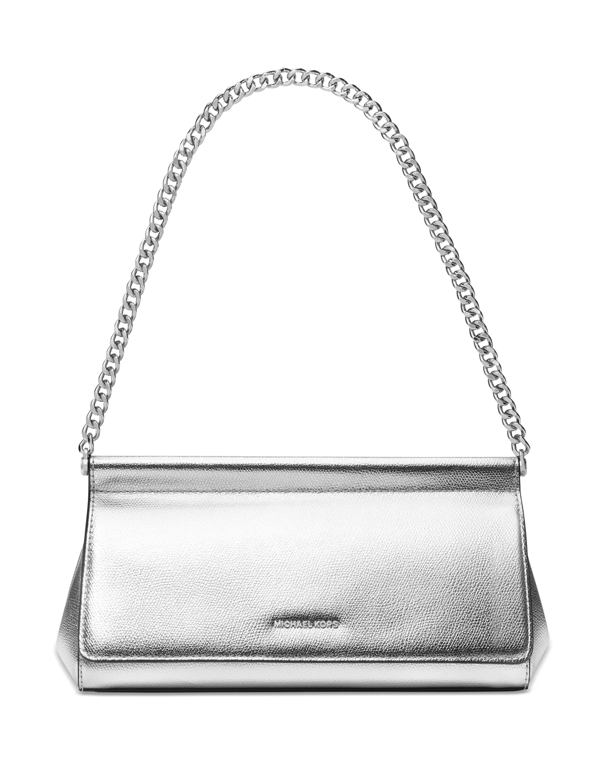 Carmine Small Leather East West Clutch