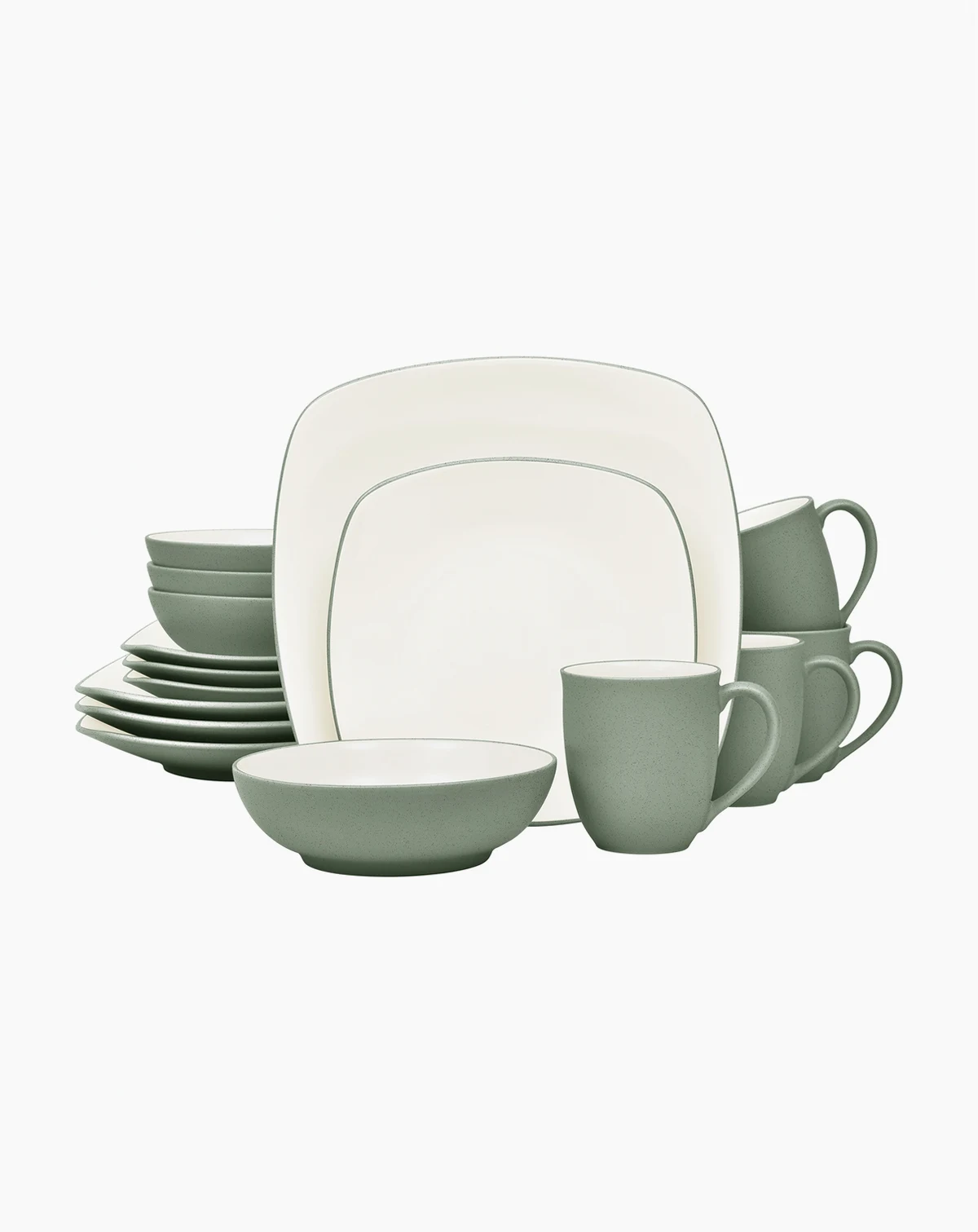 Colorwave Square 16 Pc. Dinnerware Set, Service for 4