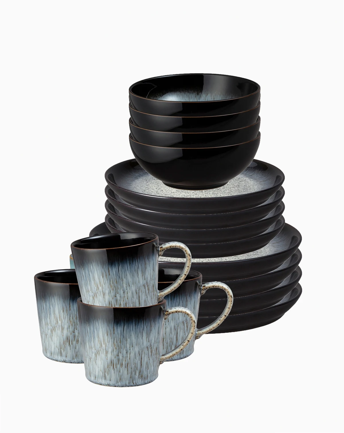 Halo Coupe 16 Pc. Dinnerware Set, Service for 4