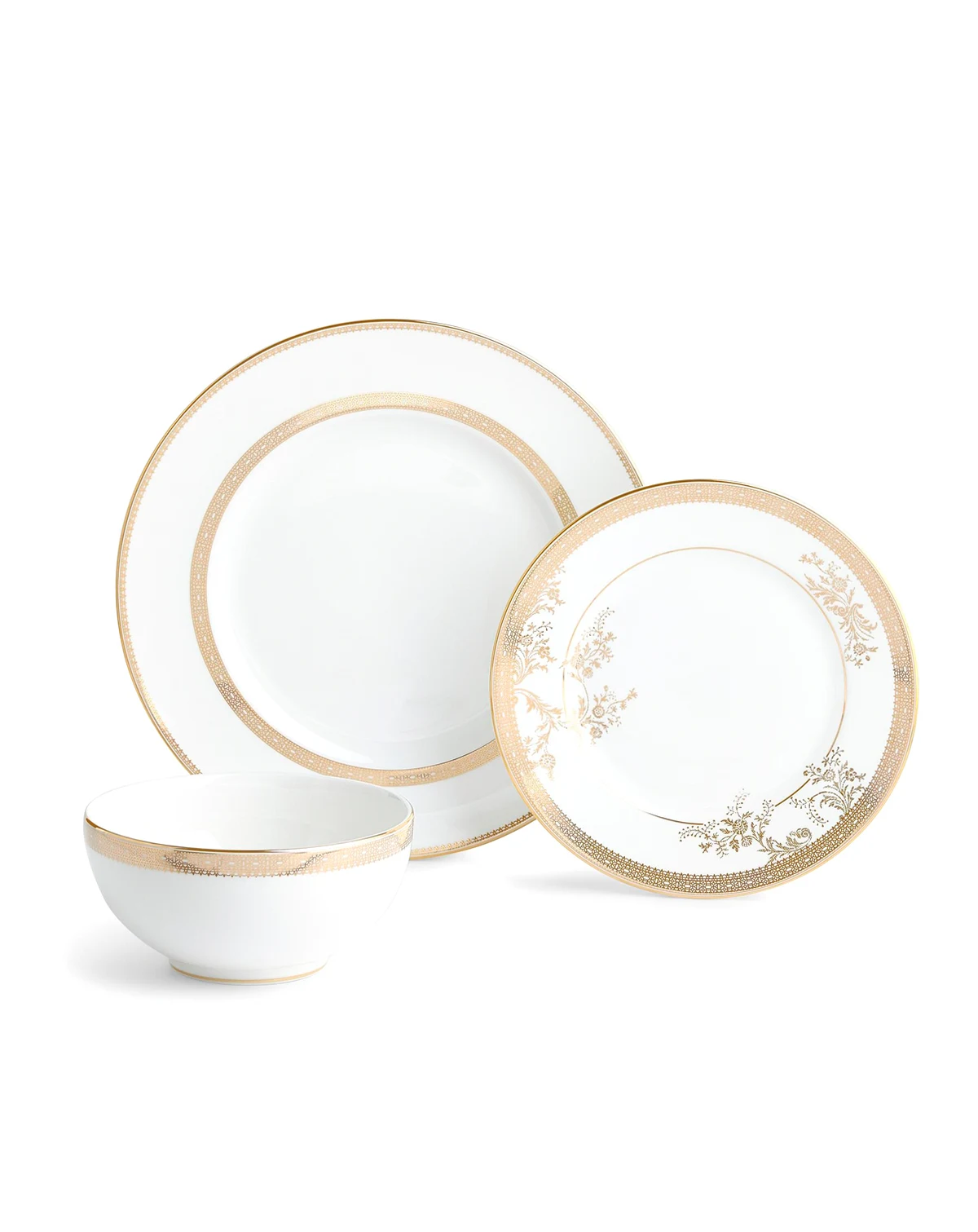 Dinnerware, Lace Gold 12 Piece Set