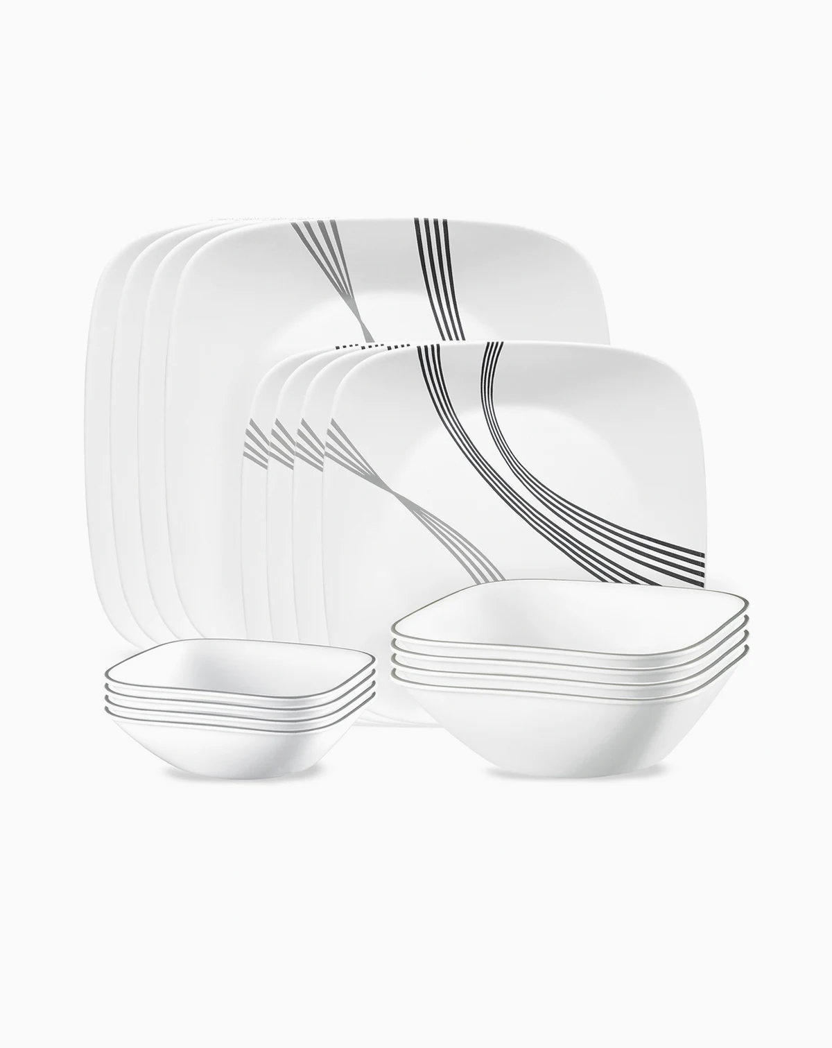 Urban Arc 16 Pc. Dinnerware Set, Service for 4