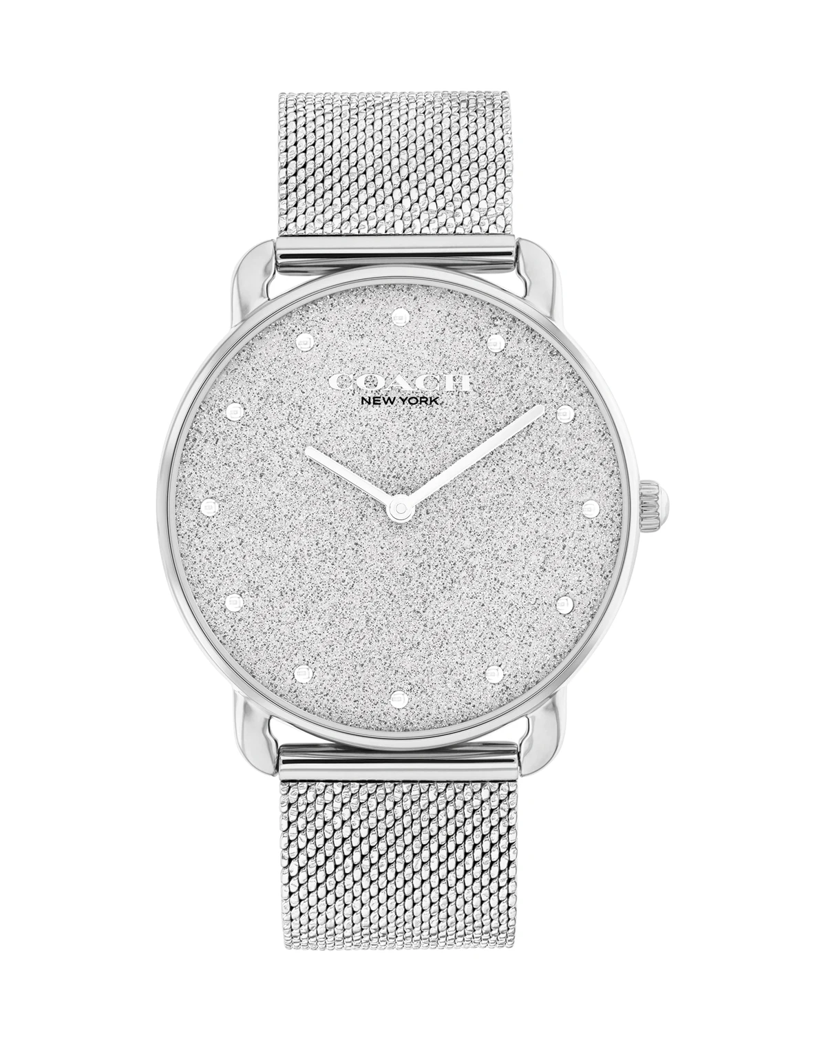 Women's Elliot Silver Tone Stainless Steel Mesh Bracelet Watch, 36mm