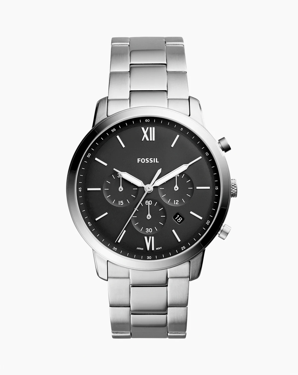 Men's Neutra Chronograph Stainless Steel Bracelet Watch 44mm