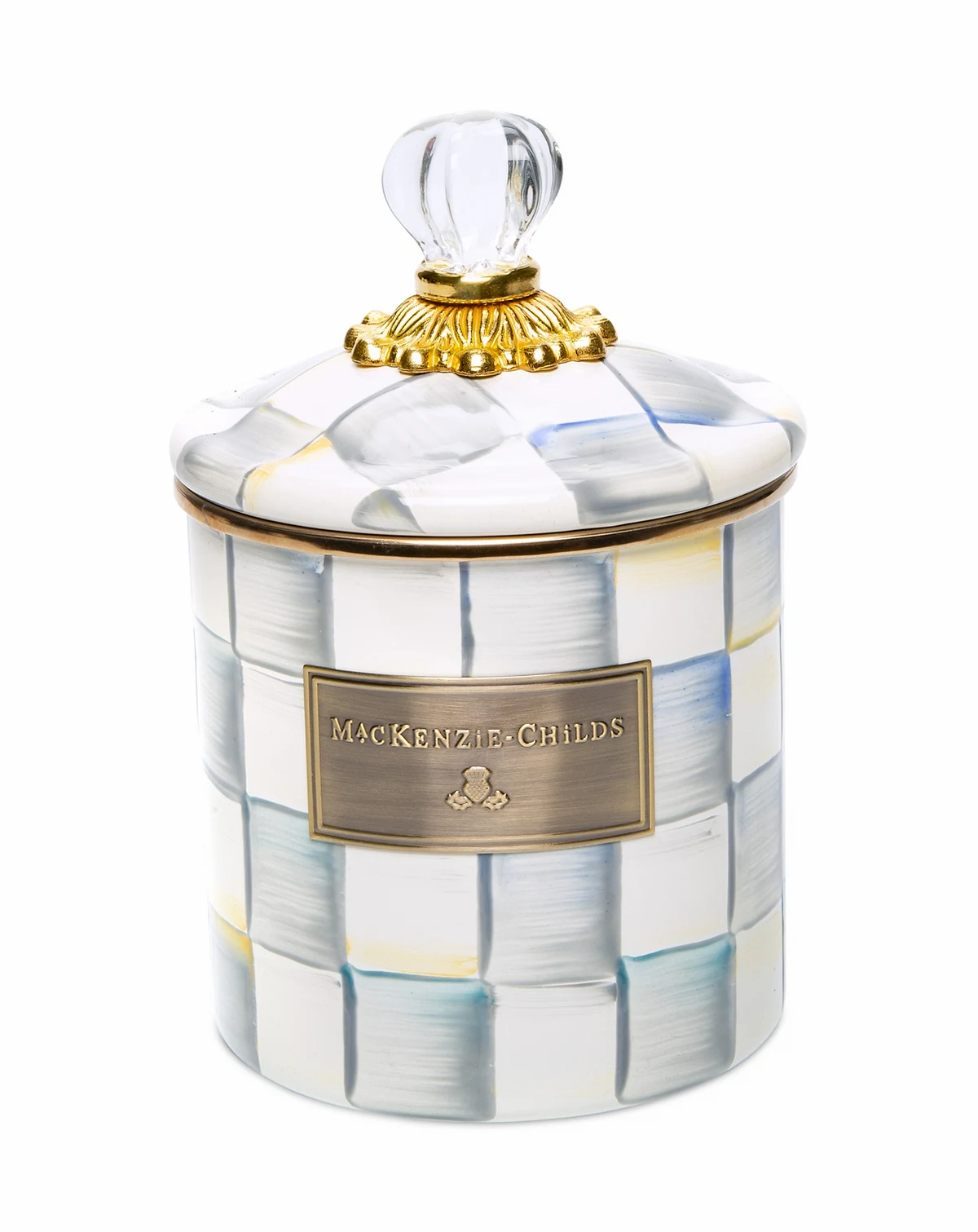 Sterling Check Small Canister