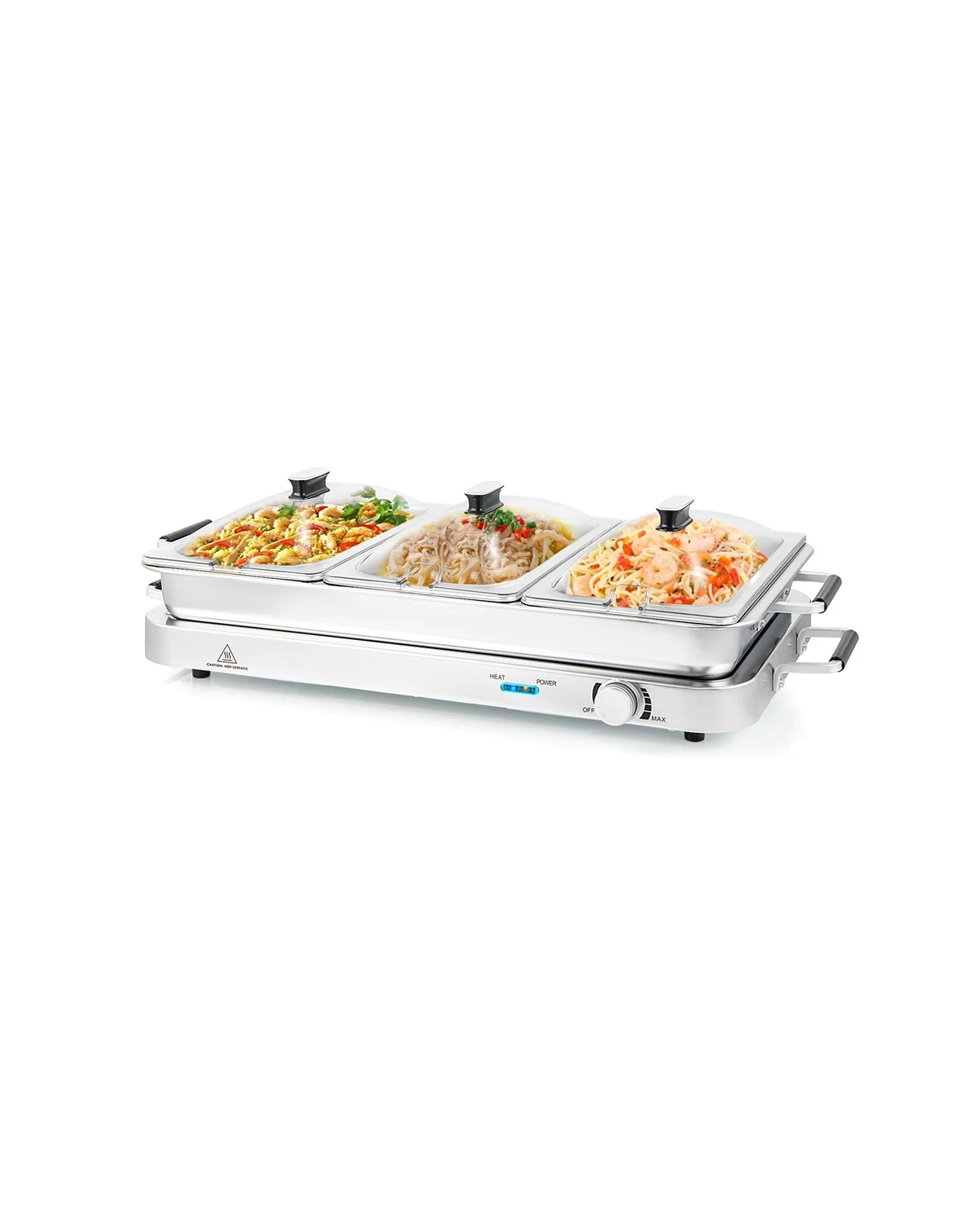 2 in 1 Electric Warming Tray with Temperature Control