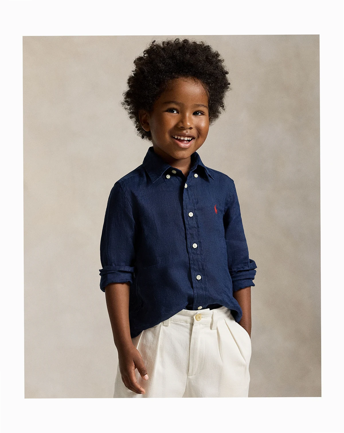 Boys' 2-7 Linen Shirt