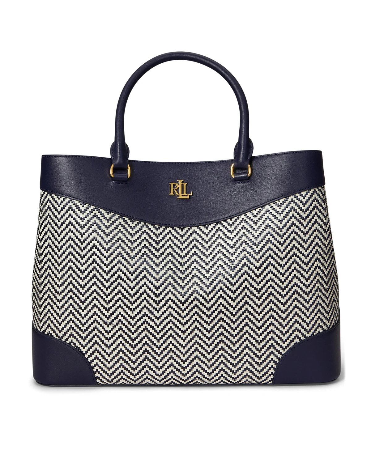 Houndstooth Woven Large Marcy Satchel