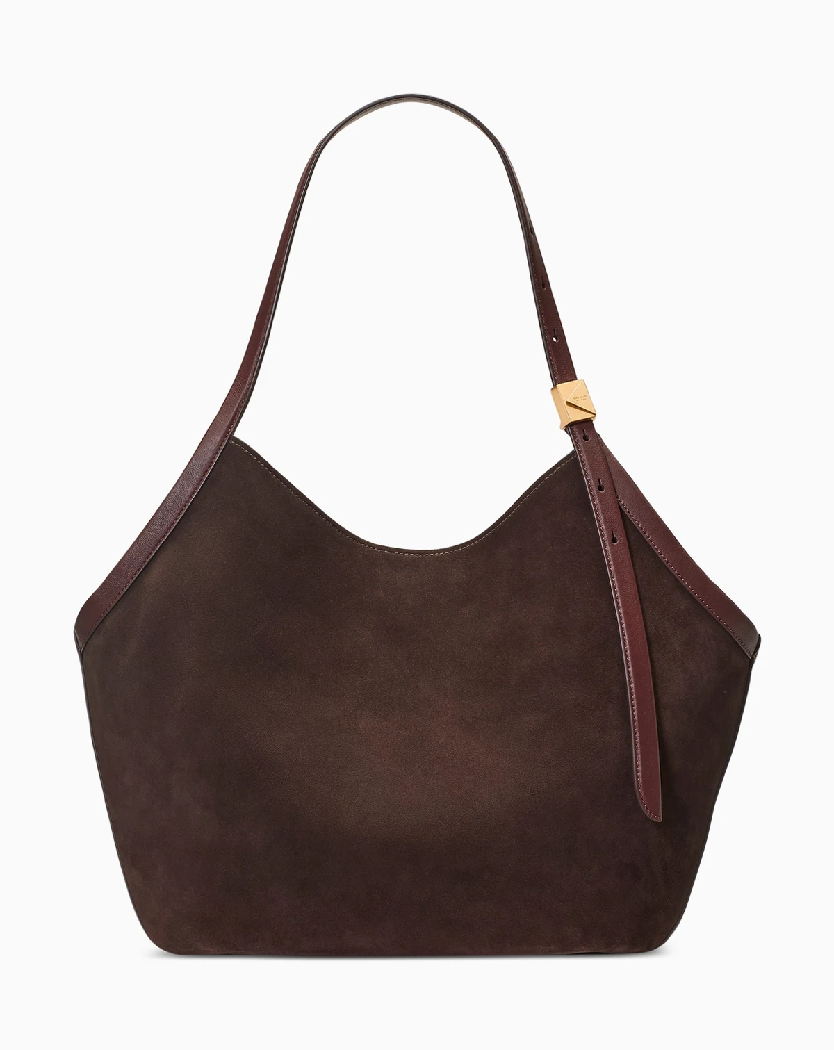 Deco Tulip Large Suede Tote Bag