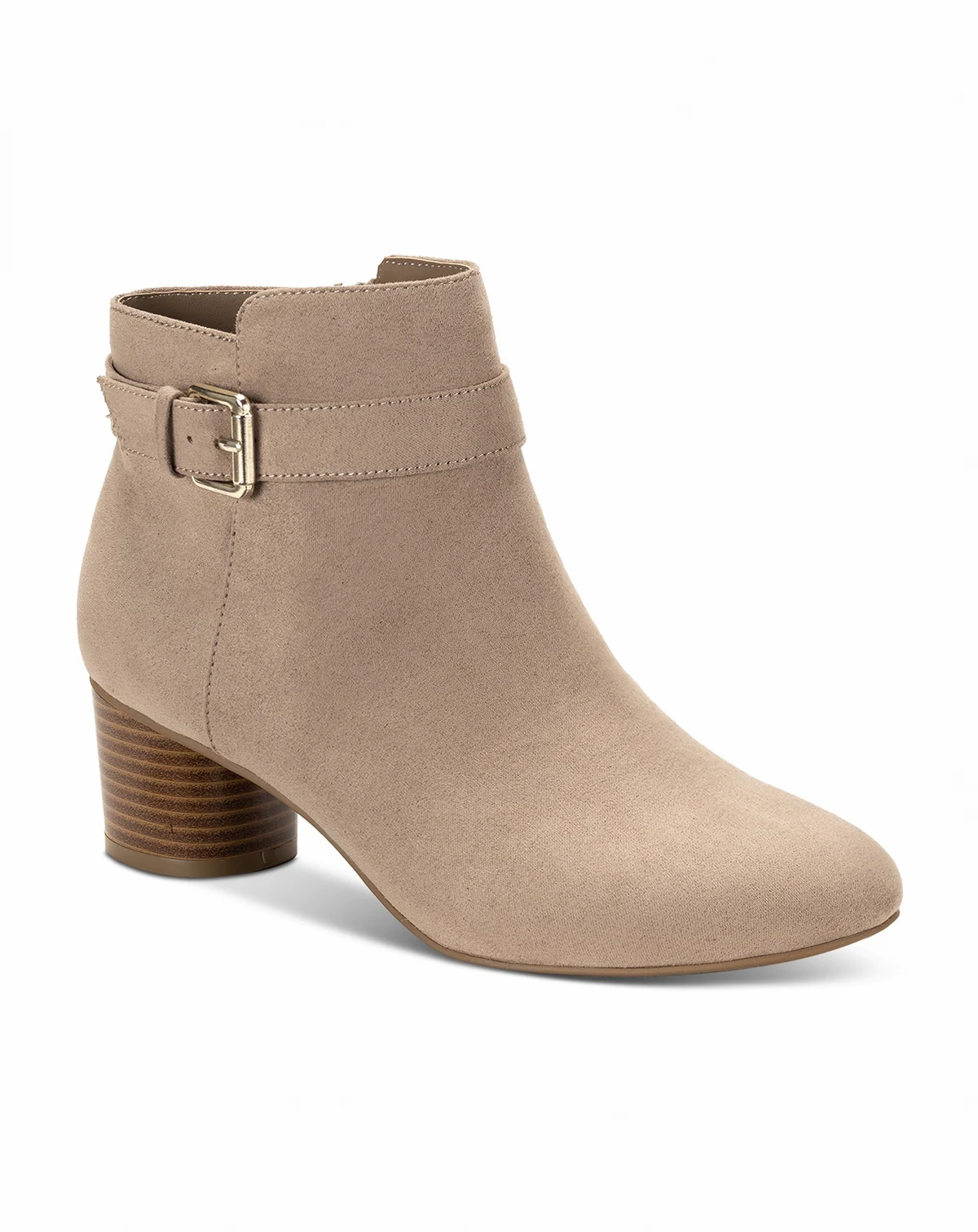 Women's Ariella Block Heel Buckle Dress Booties, Created for Macy's